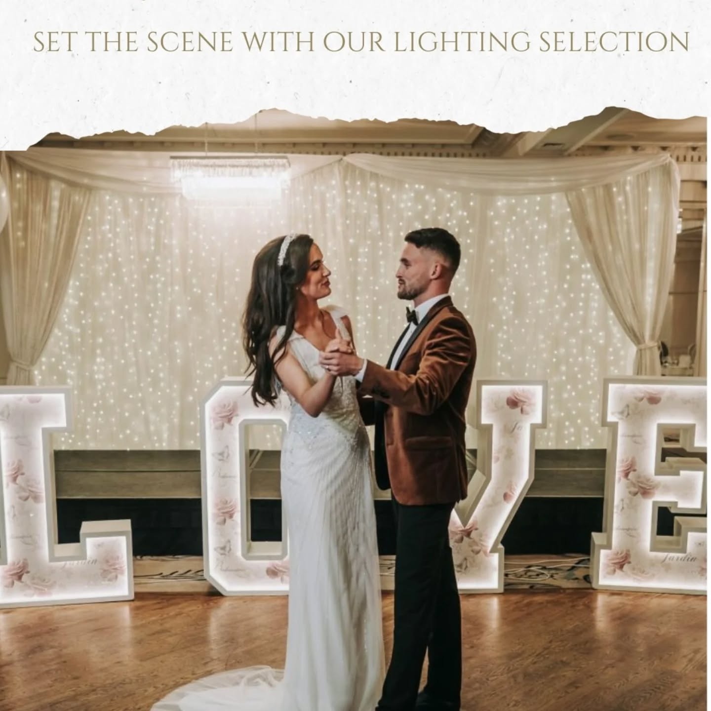 Why you need to consider lighting for your wedding...
✨ Instantly Creates Romance & Magic
Fairy lights add a soft, warm glow that feels intimate and enchanting. They naturally elevate the space and make everything feel more special, perfect for creating that "breathtaking” moment as guests walk in.
📸 Enhances Photos (Day & Night)
Soft, warm white fairylights provide flattering, ambient lighting that makes photos look dreamy and timeless. In the evening, fairy lights add sparkle and depth, turning ordinary backdrops into stunning photo moments.
💡 Transforms Any Venue
Whether your venue is a barn, marquee, hotel, or outdoor space, fairy lights soften hard edges and fill empty areas, making even simple venues feel luxurious and intentional.
🌙 Perfect for Evening Atmosphere
As daylight fades, fairy lights take over effortlessly, keeping the celebration glowing without the need for harsh overhead lighting. They help maintain a cosy, celebratory mood late into the night.
If you would like to add some of our dreamy drapes and lighting to your venue, just DM or email amy@glitz.ie for a copy of our brochure & pricing.
#dreamyweddingdecor #weddinglighting #weddingdecorforhire #weddingvenuesireland #weddingvenueslouth