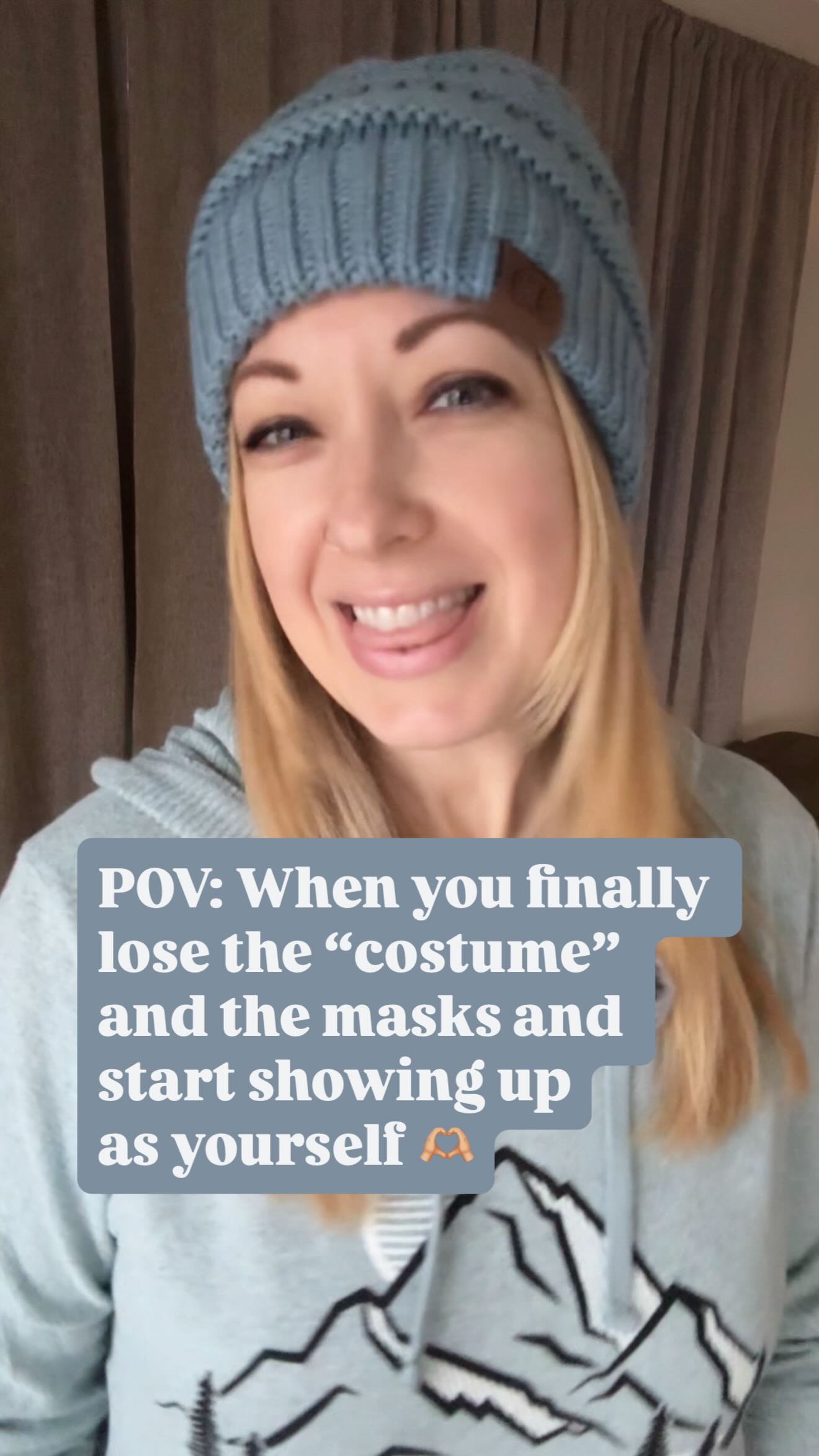 This ridiculously poorly acted skit is brought to you by more of my inner dialogue 🤣 Which, yes, sounds just as corny in my head as it does in this video 😜
And as silly as it is, there’s an important message here that I needed to learn…
It took me a long time to realize that the power suits and pumps that I believed were non-negotiables, were just masking the insecurity I was feeling about simply being myself. I didn’t trust that people would take me seriously without the suits because I struggled to believe in myself. I put more faith in the persona I was trying to convey than I put in my own abilities. 😢
But when I finally started to step into what truly made me feel like ME (even if I felt a little like an imposter 😬) I started to realize - it wasn’t just me. Most people are out here wishing they could shed the costumes and the masks and just be who they want to be without the pressure of trying to perform for everyone else.
If you’ve ever felt like you were “playing a role” instead of being yourself, just know you’re definitely not the only one. And this is your permission to start stepping fully into what makes you YOU 🫶
#innervoice #womensupportingwomen #womenentrepreneurs #singlemompreneur #mompreneur