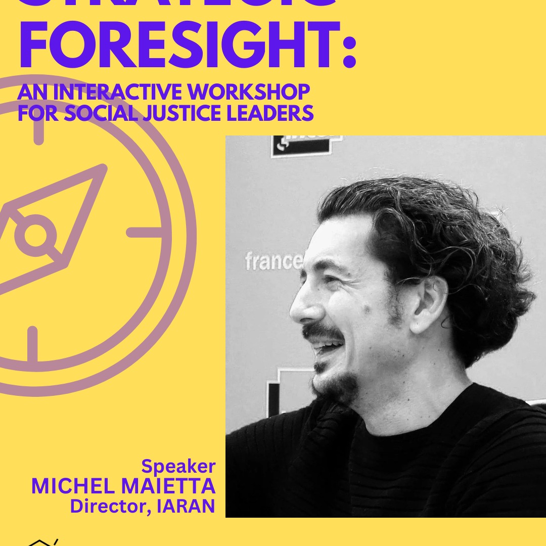 We are pleased to announce that Michel MAIETTA is joining us as one of the speakers for the Strategic Foresight for Social Justice happening in February.
Michel is a humanitarian futurist and strategist who applies foresight and scenario planning to help organizations navigate complex crises and redesign the future of aid. He is co‑founder and Director of the Inter‑Agency Research and Analysis Network (IARAN), leading collaborative foresight initiatives on the future of solidarity. Alongside his advisory work, Michel teaches and facilitates trainings on strategic foresight, futures‑focused planning, and strategy design for practitioners, NGOs, and networks worldwide. He co‑authored Strategic Planning in the Humanitarian Sector: A Manual to Foresight and Futures‑Focused Thinking, and after Science Po and Deakin University, he teaches now at Paris‑Saclay University.
This is an amazing opportunity to learn about Strategic Foresight using the lens of the Justice Based Approach with a global cohort of humanitarians, social development, and environmental workers. For details and the link to register, visit this page: https://www.unitededge.net/strategic-foresight