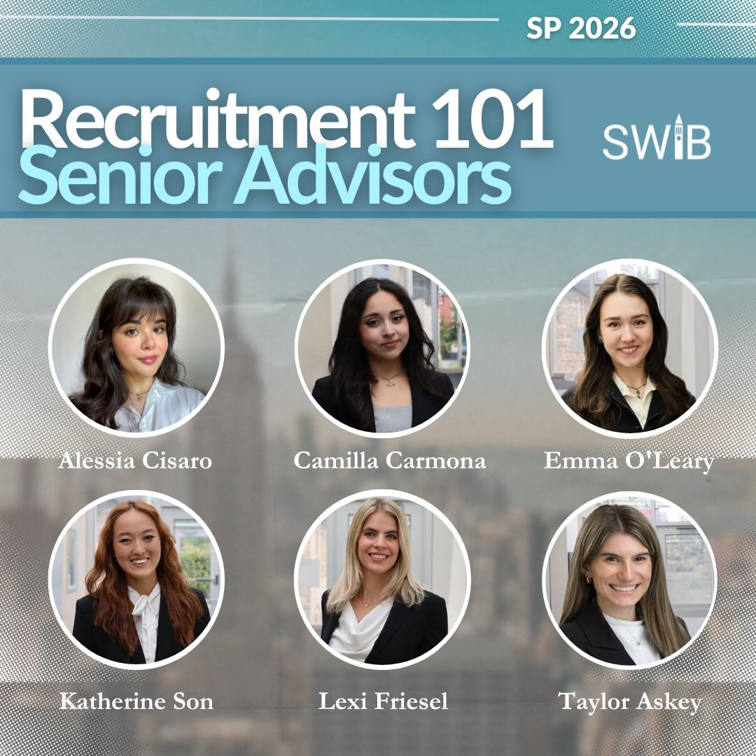 What makes SWIB unique is the wide range of pathways our members pursue, from portfolio management at Goldman Sachs and business consulting at EY to investment banking at Evercore or sales and trading at Wells Fargo. What unites them is a shared commitment to giving back.
Hear from a few more of our Senior Advisors, all of whom have gone through the program and now choose to support the next cohort of our ELP. They’re great points of contact for any questions about SWIB.