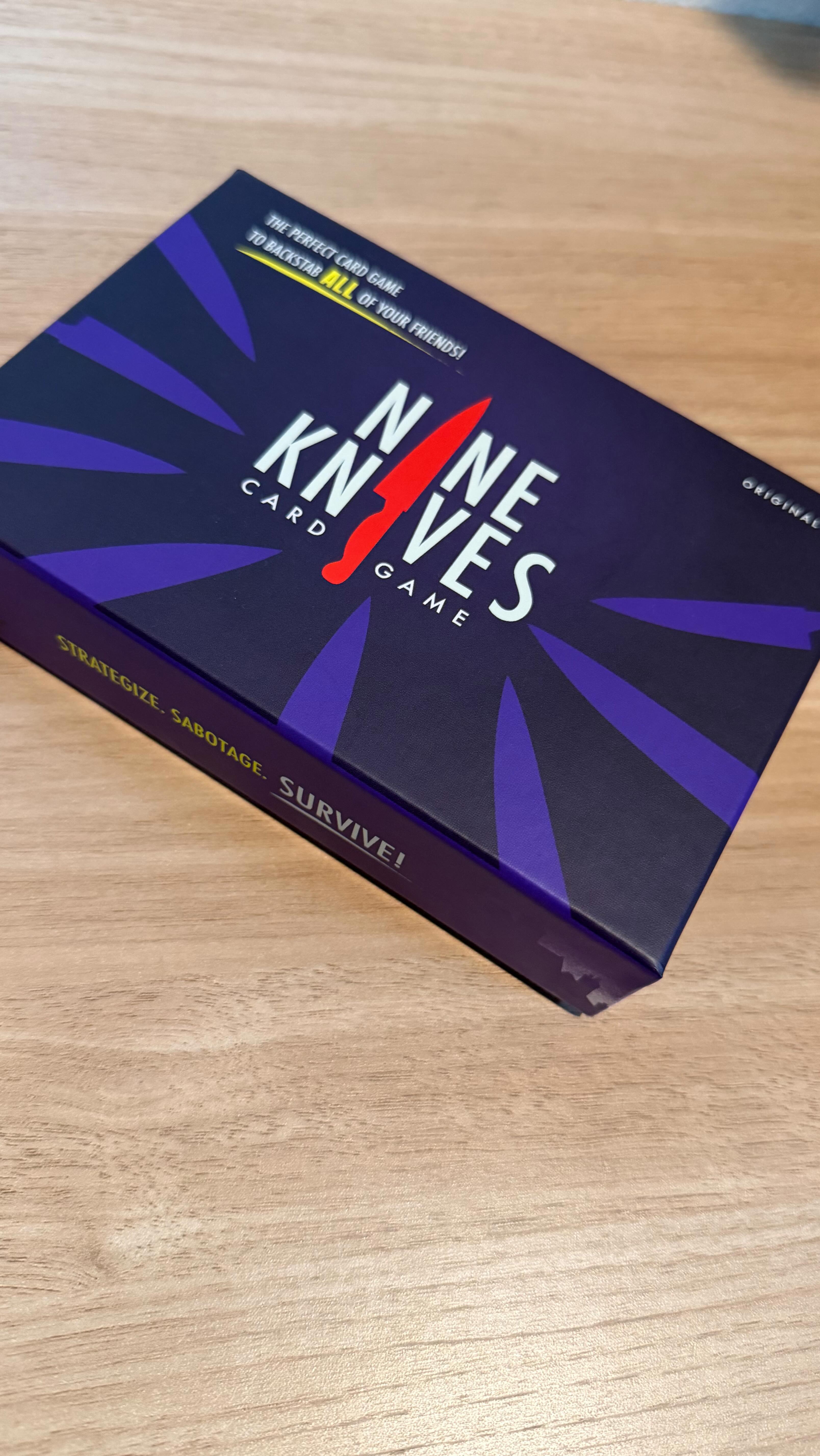 ⚠️✈️⚠️ THIS COULD SAVE YOUR LIFE…
#nineknivesgame