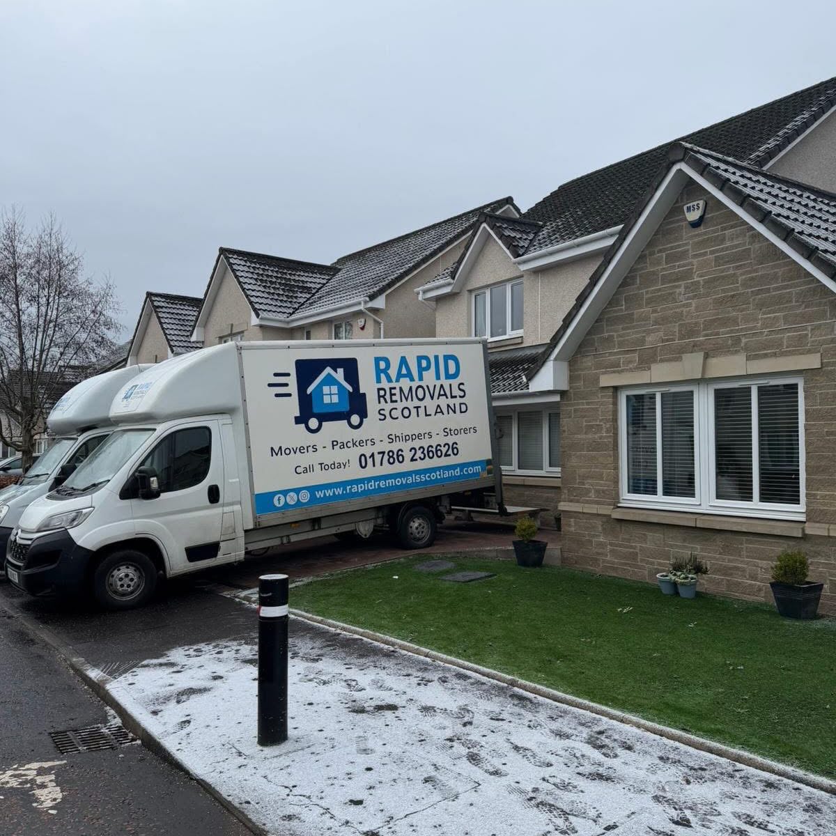 Aaaaaand breathe!
A brilliant week back for the lads, rounded off with four of our Luton vans on a move today.
There’s nobody like Rapid Removals Scotland when it comes to quality and customer service.
“We’ve found a cheaper quote elsewhere”, no problem, that’s absolutely fine and we are sure you have! But just remember, a new tyre is worth more than a part-worn tyre!
Call us today!
📞 01786 236 626
📧 contact@rapidremovalsscotland.com
💻 www.rapidremovalsscotland.com