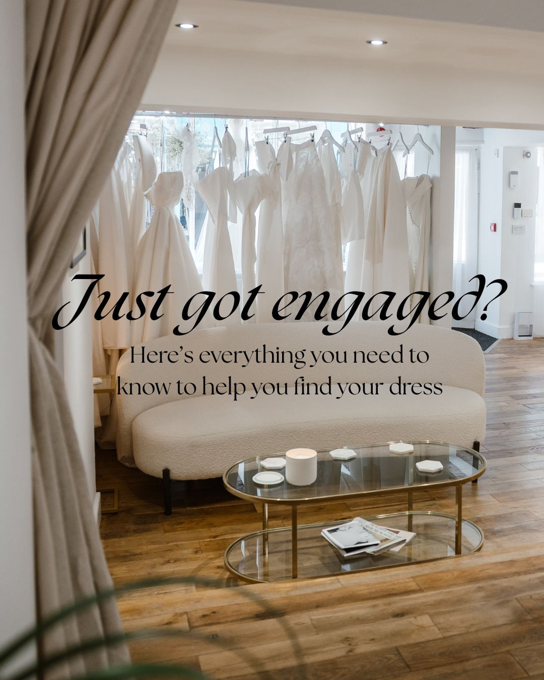 Just got engaged? Here’s everything you need to know about finding your dream dress, step by step.
Save this post for later, and if you’re ready to start your dress journey, we’d love to welcome you.
LV Bridal Studio x