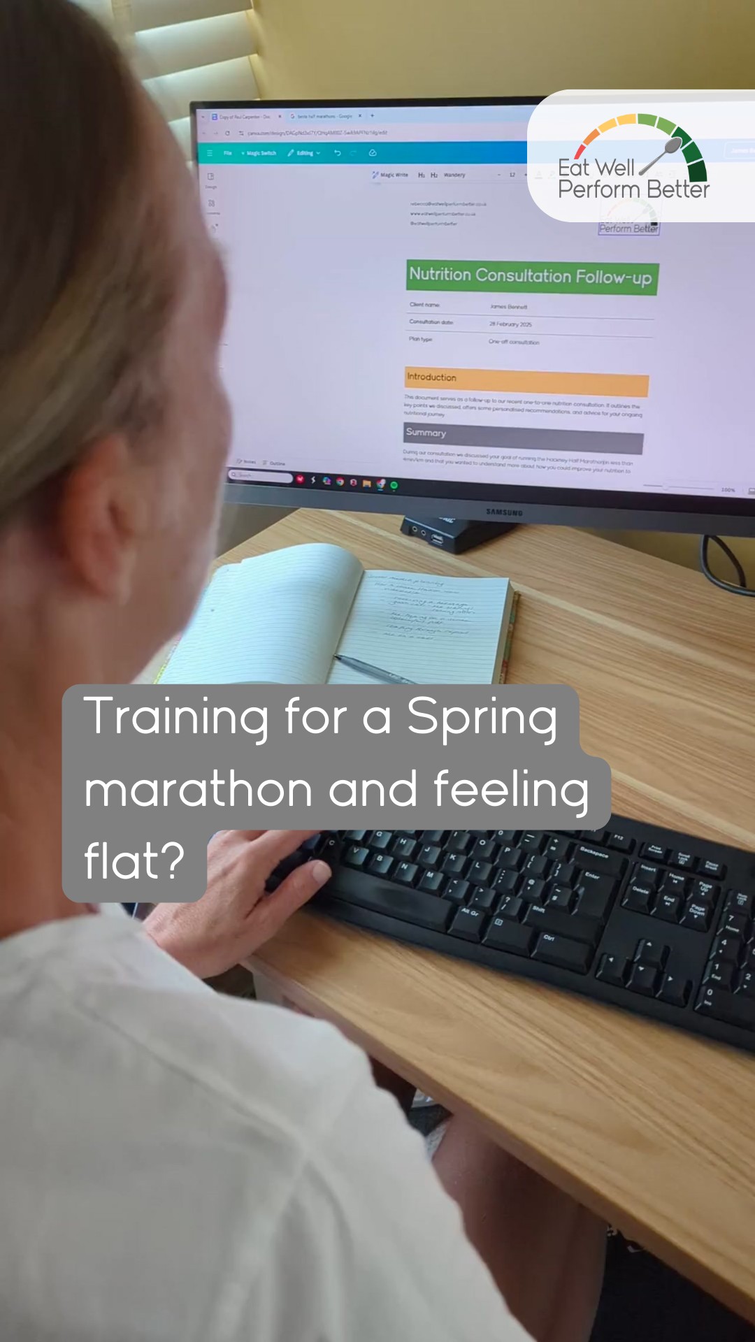 Fuel vs fitness: which one is holding you back?
If your training volume is increasing but your energy isn’t, it’s worth looking at nutrition before adding more sessions.
Marathon training places a high demand on carbohydrate intake, recovery nutrition and race-week planning — areas many runners underestimate.
My online Spring Marathon Nutrition Course walks you through this step by step, so fuelling becomes something you feel confident about, not stressed by.
Bookings now open via the link in my bio.
#MarathonRunners #FuelYourTraining #MarathonNutritionCourse #EatWellPerformBetter