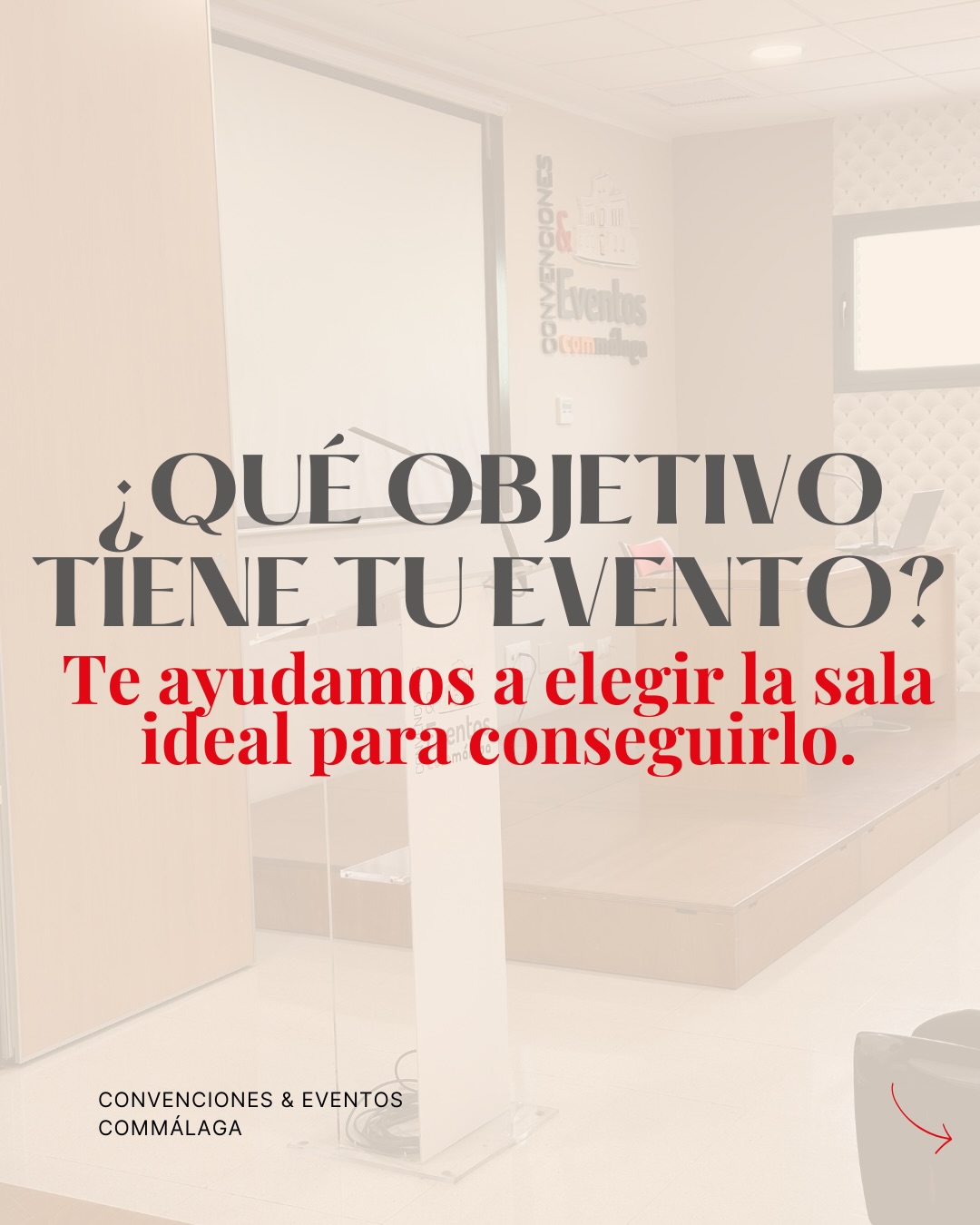 No todos los eventos necesitan el mismo espacio.
Elegir bien la sala según tu objetivo es clave para que el mensaje llegue, el público conecte y el evento funcione.
En este carrusel te ayudamos a identificar qué espacio necesitas según lo que quieras conseguir:
🎤 Inspirar
📚 Formar
🤝 Decidir
🎙️ Crear contenido
🌿 Conectar
En Convenciones & Eventos Commálaga contamos con salas grandes, salas de reuniones, espacios exteriores y hasta un estudio de grabación profesional, para que cada evento tenga el entorno perfecto.
📩 Cuéntanos qué objetivo tienes y te recomendamos la sala ideal.
#EventosMálaga #ConvencionesMálaga #AlquilerDeSalas #EventosCorporativos #SalasParaEventos