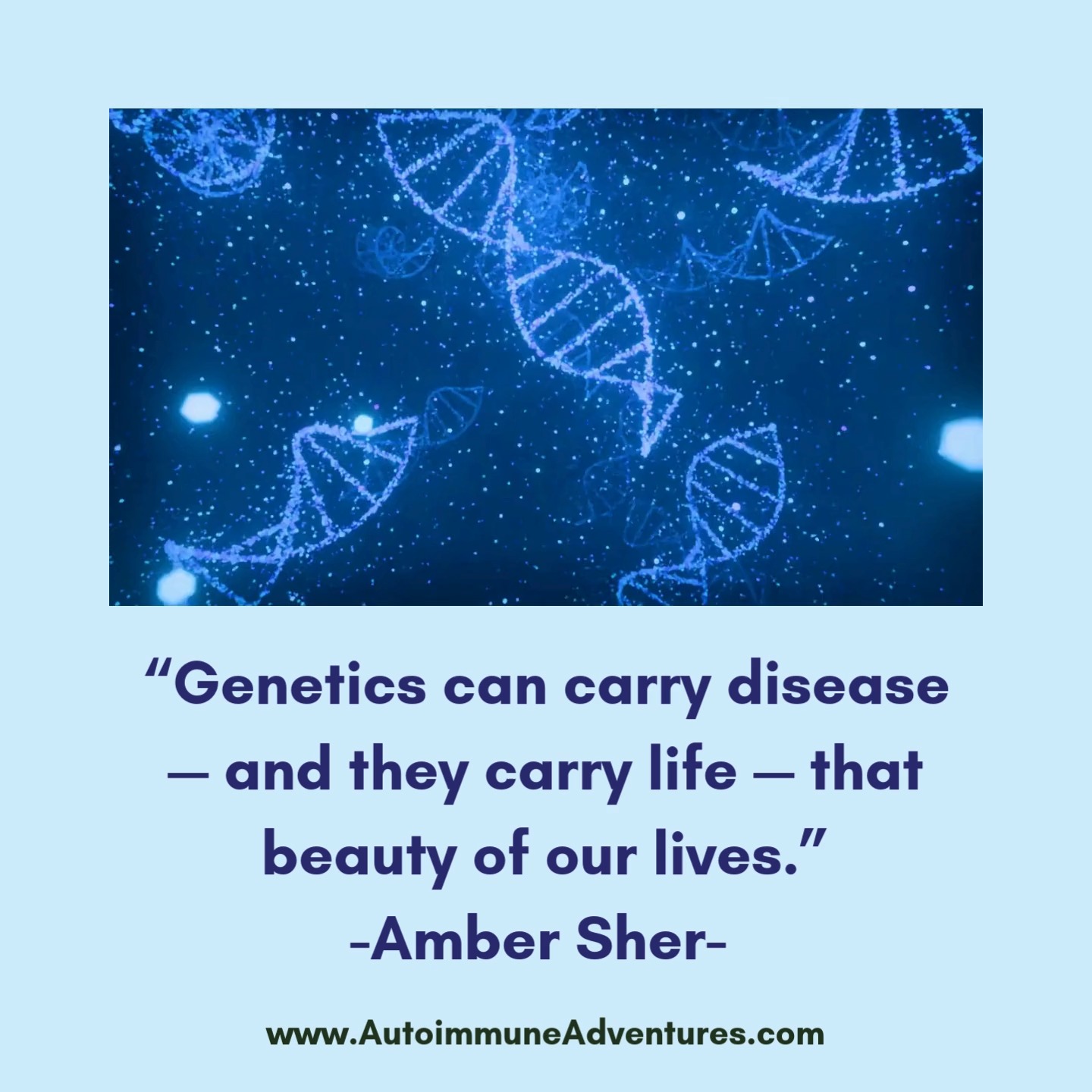 Our genes are not just carriers of risk — they also hold resilience, connection, ancestry, and life itself. In this powerful conversation, we reframe genetics away from fear and inevitability and toward understanding, compassion, and possibility. Autoimmune disease may be part of the story, but it is never the whole story.
For parents, patients, and anyone grappling with genetic risk, this episode offers reassurance: you are more than your DNA.
#AutoimmuneAdventures #GeneticsAndHealth #ChronicIllnessAwareness #GeneticCounseling #AutoimmuneSupport #HealthEducation #PatientEmpowerment #ChronicIllnessCommunity #InheritedStrength #Epigenetics #WholeHealth #LivingWithAutoimmune #HealthStory #RareDiseaseAwareness #HopeInHealing