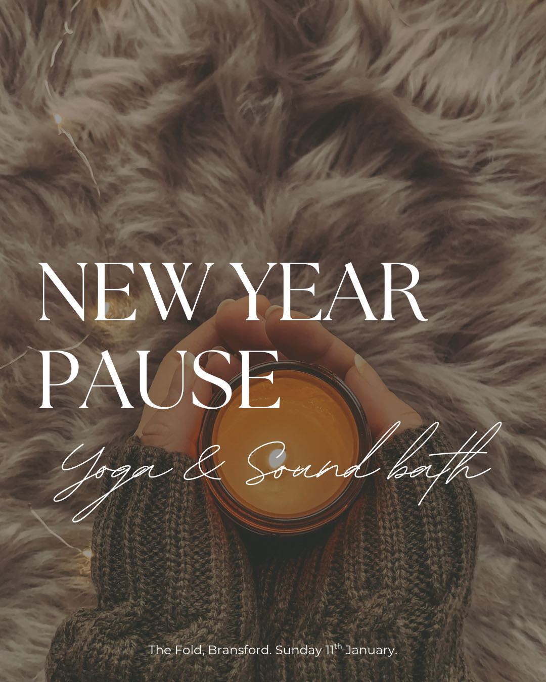 New Year Pause - This Sunday ❄️
Join Victoria for an immersive experience during her unique New Year Pause session, where you will be safely held and guided through a heart-centered journey focused on relaxation and renewal.
Sunday 11th January
11.00-1.00pm
@thefoldbransford
For details & bookings please visit: www.wildloveyoga.com
Throughout the session, participants will engage in a slow, restful yoga practice. Explore movements and themes that support you in this transitional time of year with Yin yoga, myofascial release (self-massage), guided meditation, and a soothing sound bath. Her teachings emphasize inclusivity, layered guidance, and poetic insights interwoven with Eastern philosophies, providing a unique opportunity to reconnect with your heart, body, and mind.
Yin and gentle yoga are ideal for those who need to slow down, yearn for rest, and seek to create space in their bodies but may not know how. The postures are all floor-based and designed to be accessible, catering to each participant’s individual needs.
Please bring a yoga mat, cushions, and blankets (the more, the better!). All sessions led by Victoria are suitable for everyone, from beginners to advanced practitioners. This is not a flow practice; rather, it involves draping your body onto cushions, getting comfortable, and allowing yourself to do what you need or want to do in that moment. No pushing, no rushing—just an opportunity to surrender.
This New Year Pause session is not just an event; it’s a chance to embrace the new beginnings that come with the new year and cultivate a deeper sense of peace within yourself. You don’t have to keep up with the fast pace of life; you can take the time to care for yourself.
#selfcaresunday #worcestershire #thefoldbransford #herefordshire #wildloveyoga