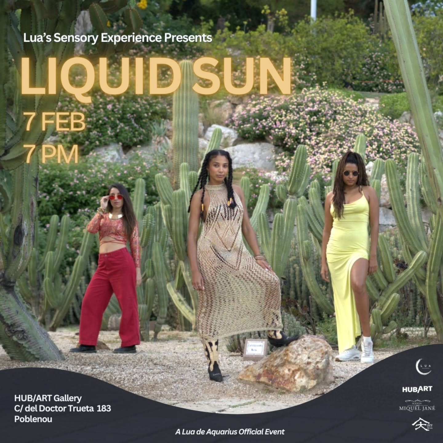 Discover the sound of Lua’s Sensory Experience 🤩
If you haven’t experienced @liquidsuncollective live yet, you’re in for something special ✨
Our headliners are bringing their signature soulful sound to Poblenou on Feb 7. Liquid Sun blends soulful rhythms with an energy that’s impossible to ignore they aren’t just performing; they’re setting the heartbeat for our first Lua Sensory Experience edition at @hubartexhibition
Get ready for a live set that stays with you long after the night ends 🎷🎙️
The Details:
📅 Saturday, Feb 7th | 19:00 - 22:00
📍 Hub/Art, Calle del Doctor Trueta 183
🎶 Live Music + Art Exhibition 🍷 Premium wine included in your ticket
Dress code: Elegant (Dress To Impress!)
Celebrate with a purpose. ✨ 10% of every ticket goes directly to @arrelsfundacio to support our local community and ensure #nadiedurmiendoenlacalle 🕊️
🎟 Limited Tickets Available! Link in Bio
Want a preview? Turn on notifications so you don't miss our event updates! 🔔
#luaexperiences #networking #artandmusic #barcelona