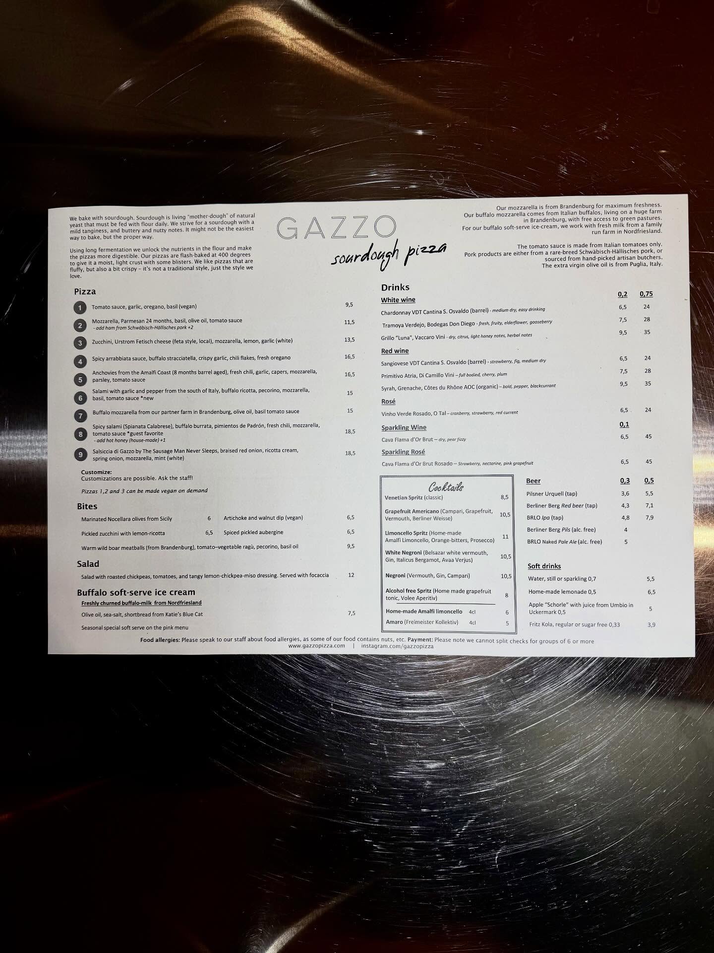 Giveaway 🍕
We’re about to print our new menu. Less taxes = lower prices 💰 There’s one inconsistency between the German and English version.
🩷 Find it and say what it is
🩷 Tag a friend you want to eat pizza with
🩷 You can win a gift card of €100
T&Cs apply – see link in bio.
Ends tomorrow at midnight.