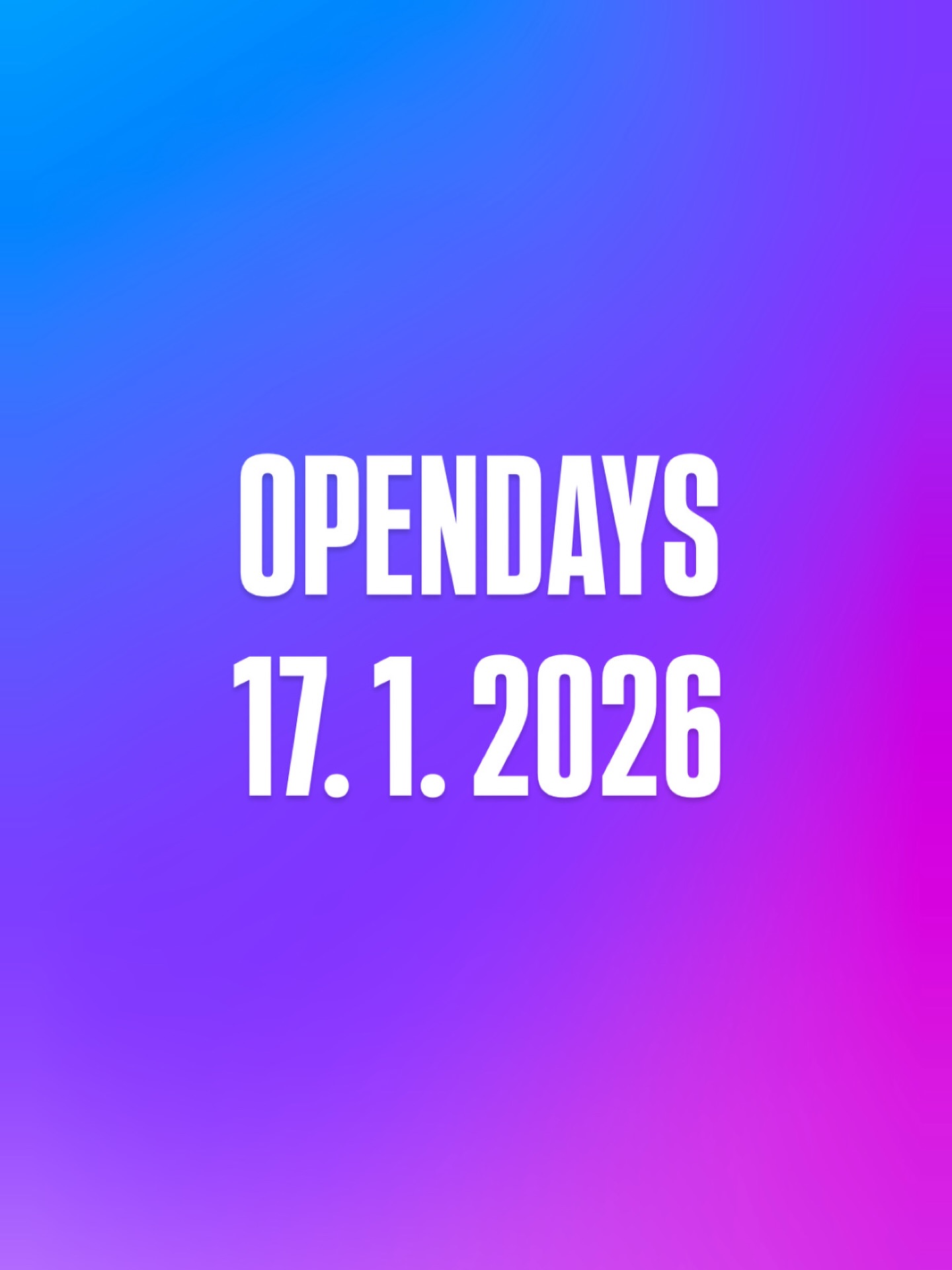 Registruj se na webu školy ITG.cz #opendays