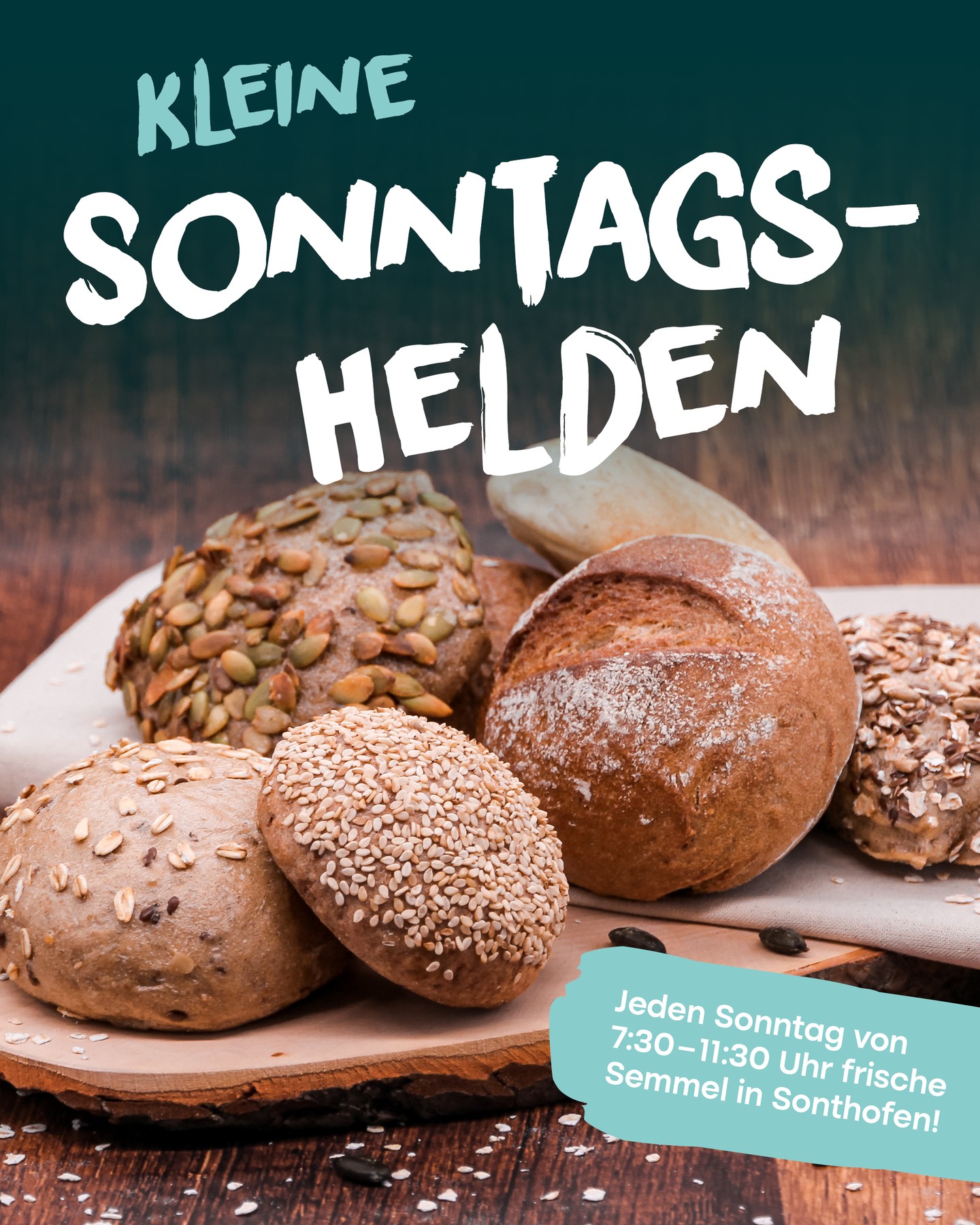 Sonntag ist Semmel-Tag! 🥖✨ Wer sagt, dass man am Ruhetag auf frisches Handwerk verzichten muss? Während Sonthofen noch schlummert, ziehen wir für euch die goldbraunen Bio-Semmel aus dem Ofen. Frischer wird dein Sonntags-Frühstück nicht. Kommt vorbei! Jeden Sonntag 7:30 bis 11:30 Uhr☕️🥨
#frischesemmel #biobäckerei #sonntag #frühstück #bäcker #coffeefriends
