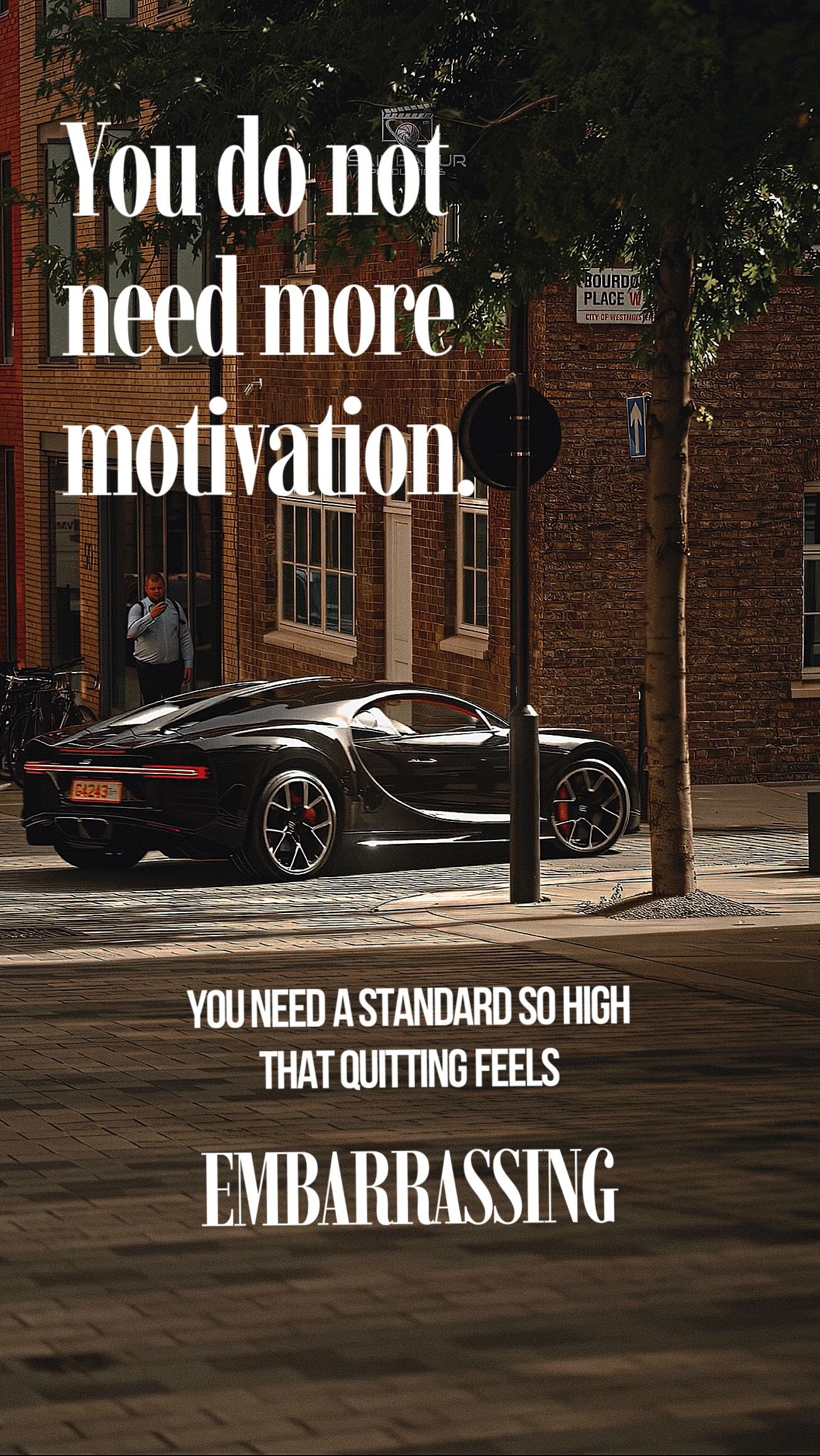 You do not need more motivation.
You need a standard so high that quitting feels embarrassing.
If you want success, here is the formula. It is not motivational. It is mechanical.
When they ask you, “What if it doesn’t work?”
Your answer needs to be instant. Subconscious. No hesitation. No negotiation.
Winning is the only option.
Here is the operating system.
🔥 WORK RATE
• When they party, you work
• When they sleep, you work
• When they relax, you work
Repeat until it becomes unfair.
⚙️ OUT IMPROVE
• Skill set
• Body
• Mind
Attack weak areas. Fix what you avoid. Turn insecurities into output.
🧠 OUT STRATEGISE
• Become sharper every month
• Make faster decisions
• Execute cleaner
• Waste nothing
Move like a razor. Efficient. Unpredictable. Ruthless with your time.
🛡️ OUTLAST
Most people cannot stomach the battle.
They melt under pressure. They pause. They drift. They quit.
You do the opposite.
You become resilient. You become fierce. You become unbreakable.
Foot on the accelerator. All the way down.
If you are serious about changing your life, save this.
Then rewatch it on the days you feel like letting off. 🔒🔥