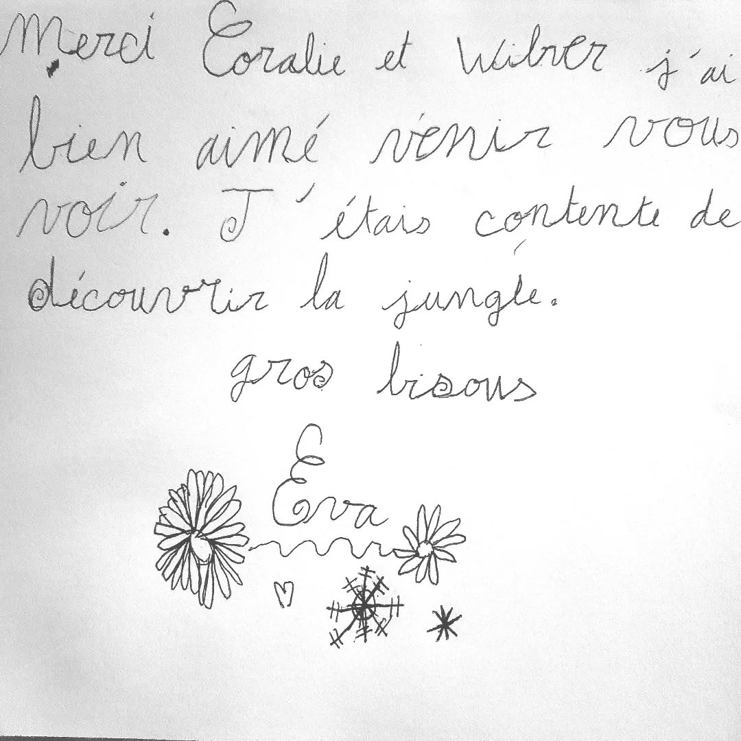 Merci Eva! On a bien aimé que tu viennes nous voir aussi! 🩷☀️