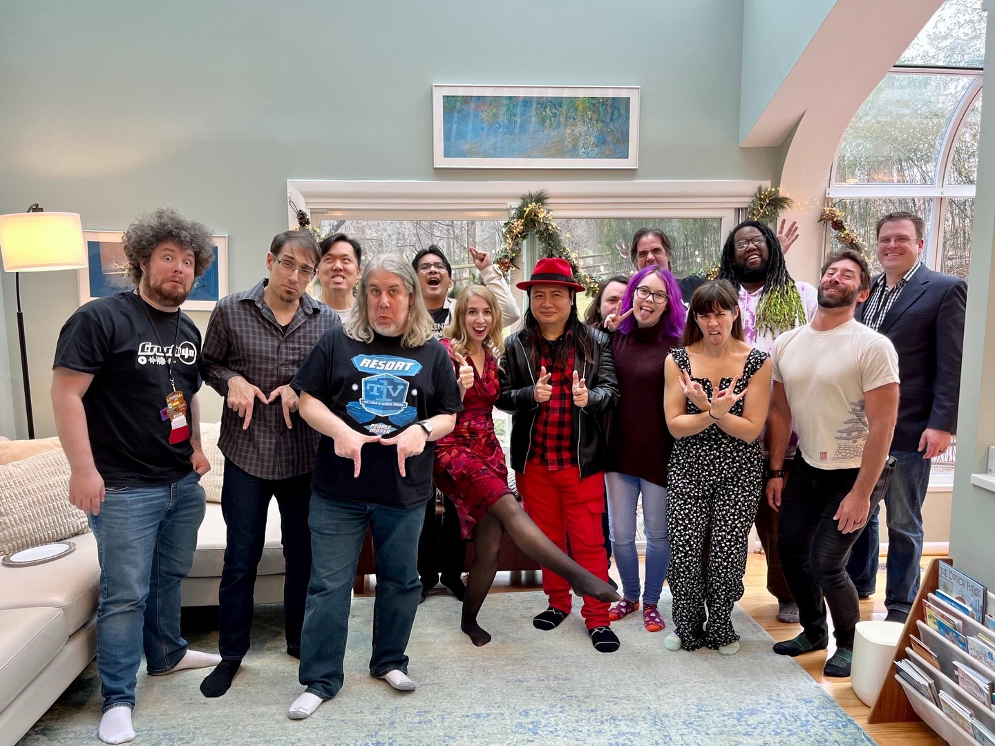 Our house was filled yesterday with the joyous cacophony of some brilliant game composer and performer friends still in town after #MAGFest. It was an afternoon of great conversations, a beautifully *in tune* (š¤Æ) happy birthday serenade to @emanndabomb, and a special reminder of how lucky we are to be part of the amazing #GameAudio community. š„°
Thanks for making the trek up from National Harbor to hang, guys! We hope next year we can secure more babysitting for the kiddos during the convention itself, but weāre definitely going to keep up with this as a yearly tradition as a nice wind-down/send-off on MAG Sundays. Grateful to see everyone, and hope you all have safe travels home!
#GameMusic #VGM #vocalist