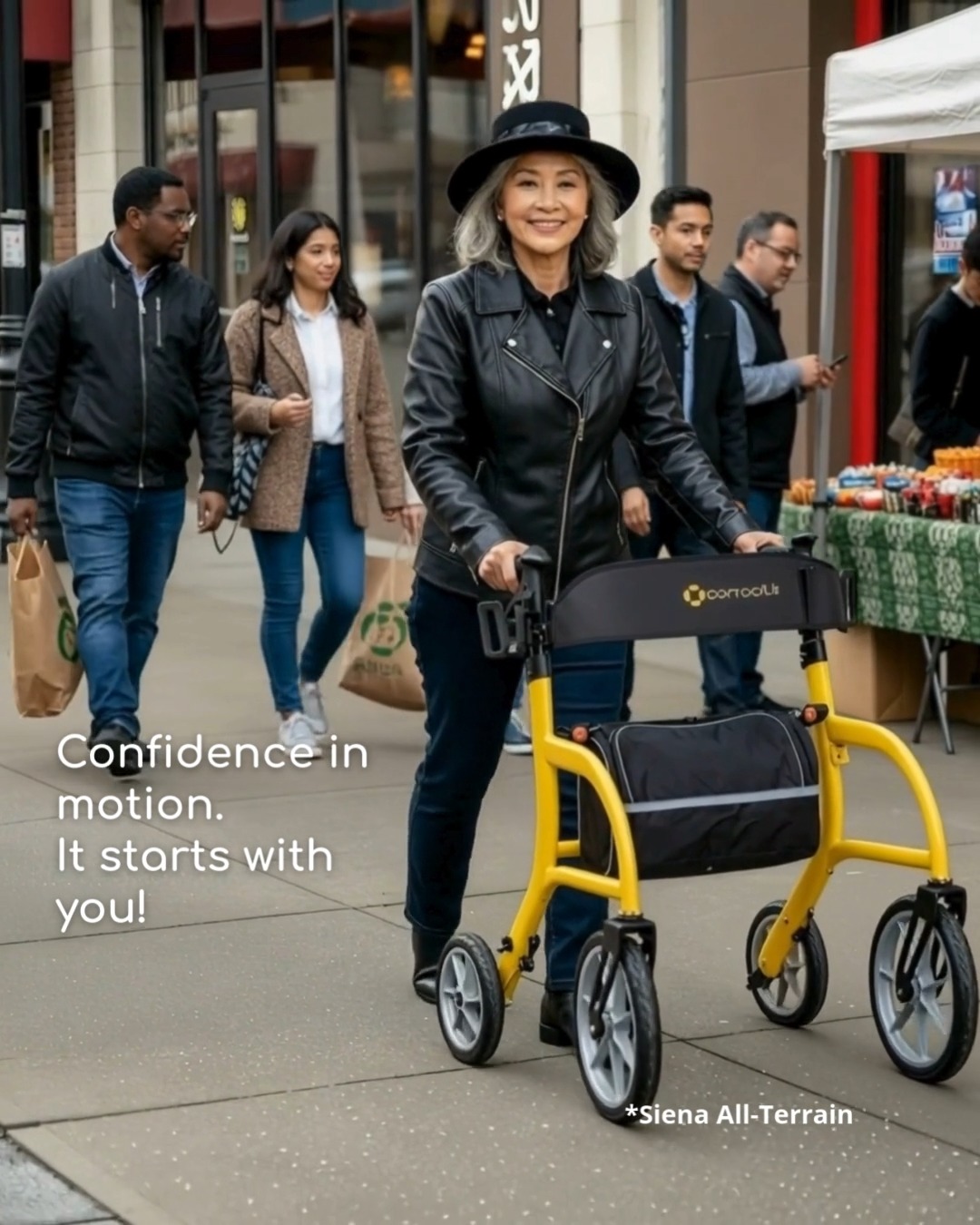 Our new Siena All-Terrain walker is now available and in our online store.
Perfect for everyday use at markets or off the paved road on trails and pathways. Built for stability, strength, and confidence with soft, all-terrain PU tires and a taller height range (up to 6' 4"), Siena is designed for users who want extra support without sacrificing style.
The new Siena All-Terrain delivers the comfort, reliability, and Italian-inspired design Comodità is known for. Available in 4 stunning colors. The future of your confident mobility starts here.
ComoditàUSA.com
#Siena #MobilityAids #MobilitySupport #SmartDesign #ActiveLiving #SeniorTravel #ConfidenceInMotion #RollatorWalker