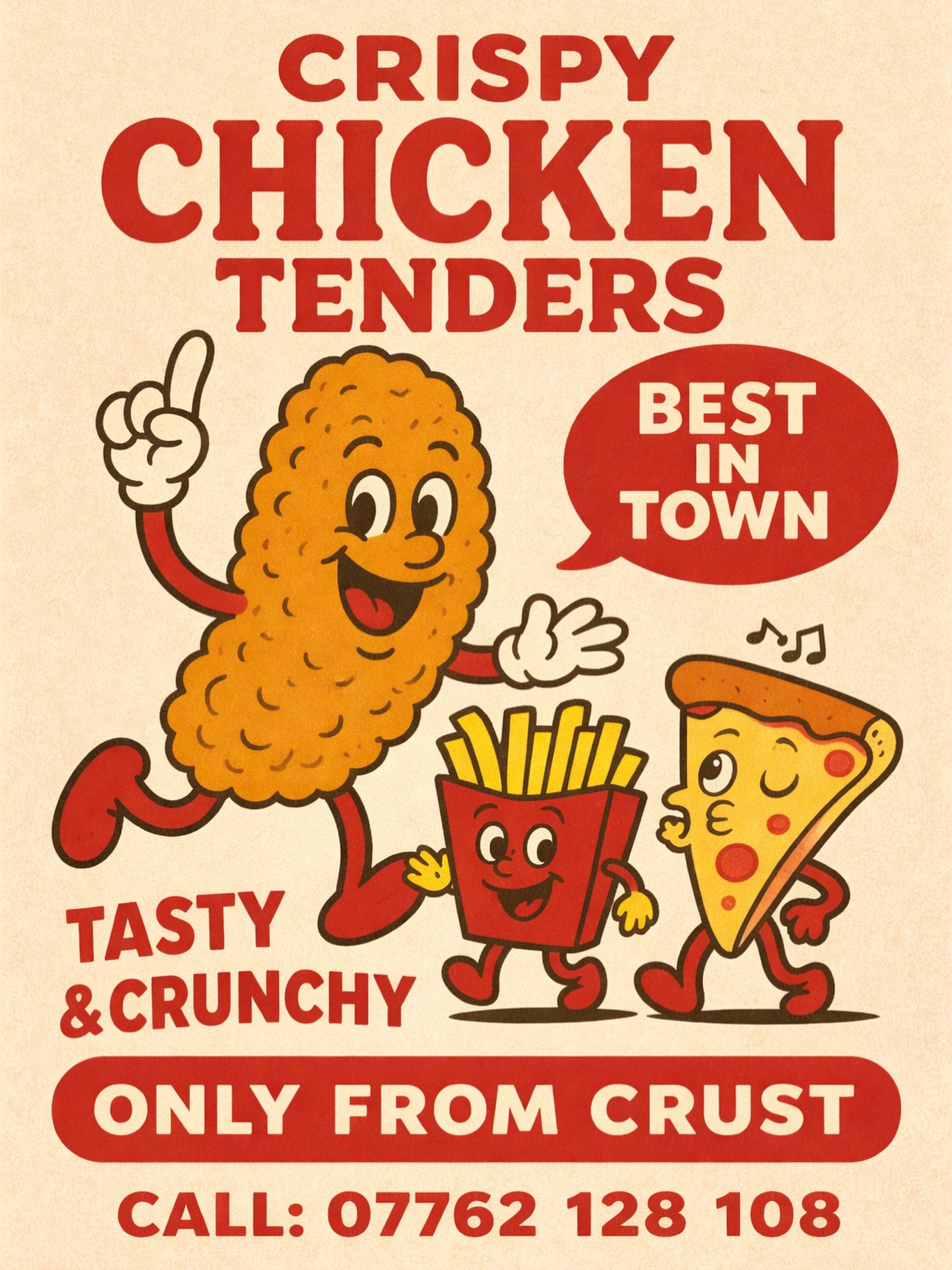 🚨SPECIAL OFFER - ALL CHICKEN TENDERS ARE JUST £7🚨
Fri 9th Jan only!
Have you tried our southern fried chicken tenders yet?
Now’s your chance to grab them at a special discounted rate! Have them on their own, add fries and make them into a meal, or have them as a side with your pizza, the choice is yours!
Crispy fried buttermilk chicken tenders on the menu for our winter pop-up in Stornoway! 🍗
Juicy strips of chicken breast, marinated in buttermilk for 24 hours, coated in our secret spice mix and fried fresh to order 🔥
Choose BBQ, Korean, or Hot Honey toppings, or have them naked - no sauces, no toppings, just juicy chicken breast in our secret house seasoning!
There’s definitely no trademark issues if we call it Krust Fried Chicken right? 🤣
#crustlikethat #chickentenders #onlyinstornoway #krustfriedchicken winterpopup