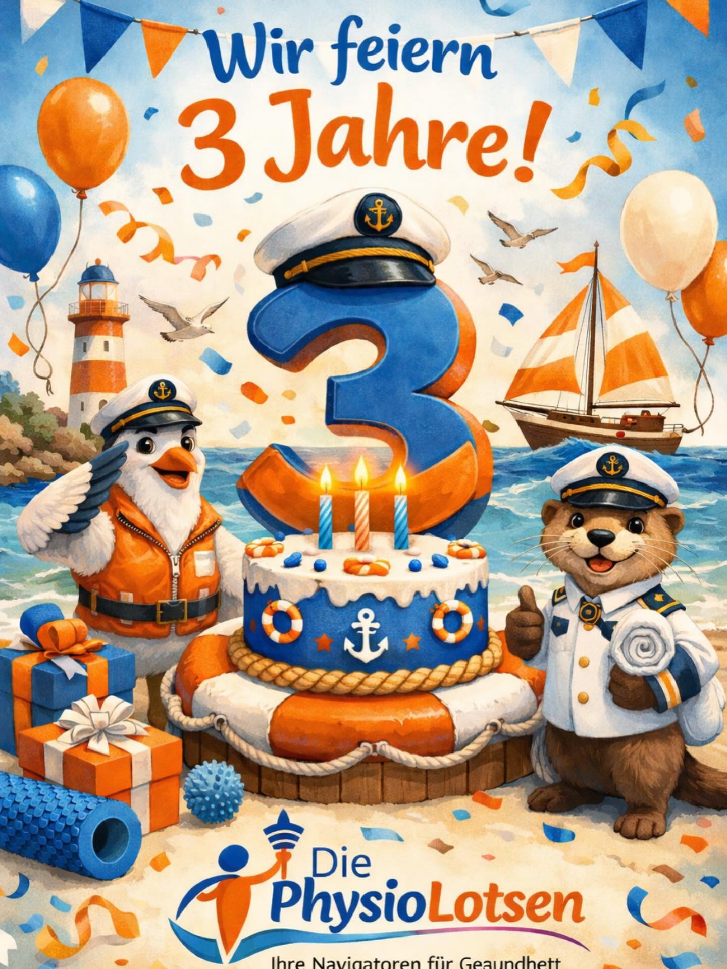 Wir feiern heute unseren dritten Geburtstag! 🍾
Vielen Dank an unser tolles Team. Ihr seid spitze! 🤩
Wir danken allen Patienten für ihre Treue und freuen uns auf ein aufregendes viertes Jahr!
Kommt alle gut durch das Wochenende! ❄️
#happybirthday #wedel #bestesteamderwelt❤️ #hamburg #physio