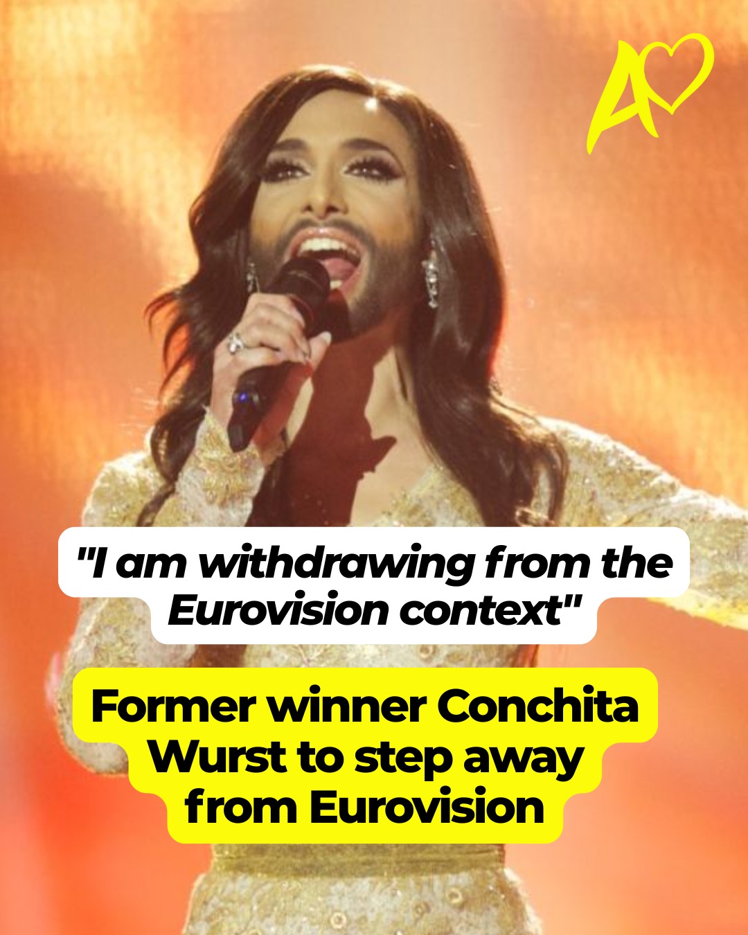 Former Eurovision winner and host Conchita Wurst has announced that they are stepping away from Eurovision.
Read their statement in the post.
#eurovision
