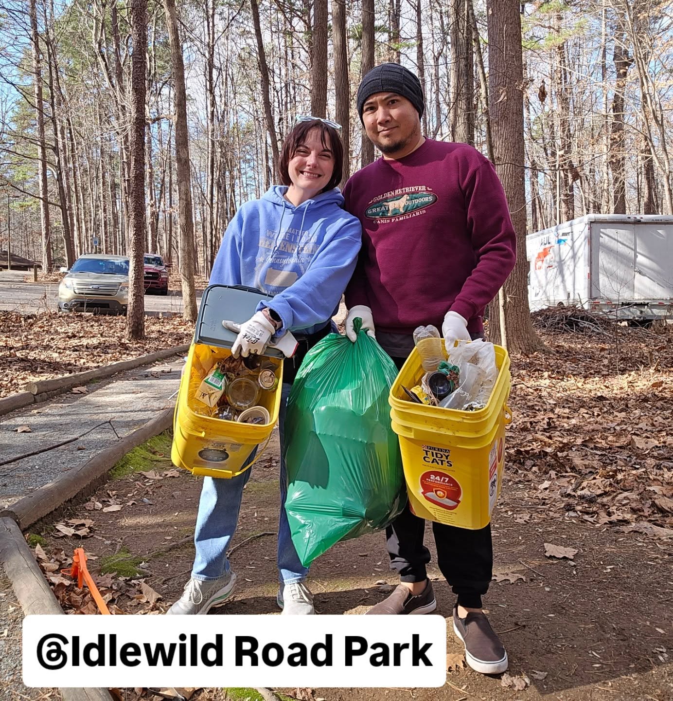 Our first time visiting Idlewild Road Park which now connects to Irvins Creek Greenway.
19 pounds gathered to make the area safer for people and animals and also to get ahead of the 2026 cleanup goal! 🎉
#CLTGreenways #ProtectOurWaterways #ProtectNature