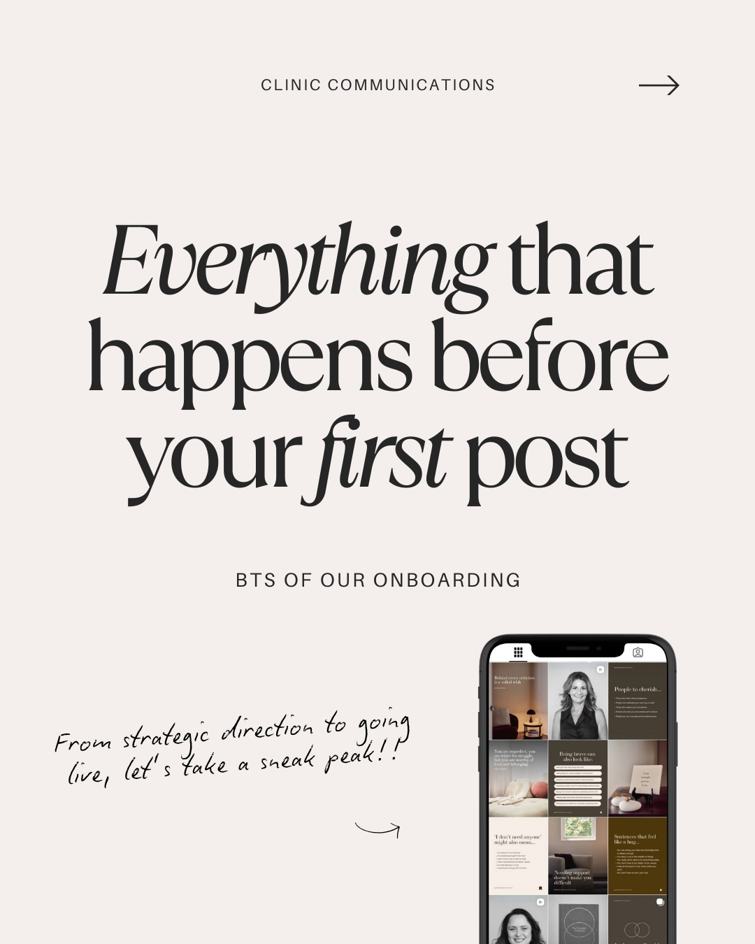 Ready to take your clinic to the next level?
Let’s take socials off your plate.
Book your complimentary call via the link in our bio and let’s plan your next steps together ♡
www.cliniccommunications.com.au