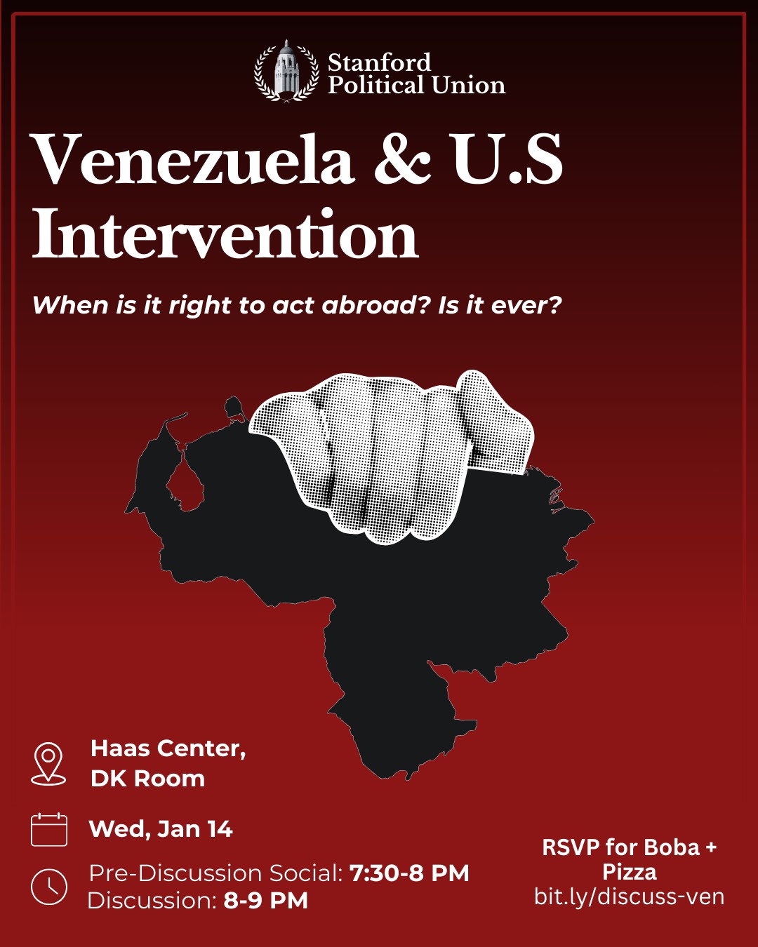 Connect with your old SPU buddies and make new ones at our first discussion of the quarter + social! We have hot 🍕and delicious 🧋just for you!
RSVP at bit.ly/discuss-ven.