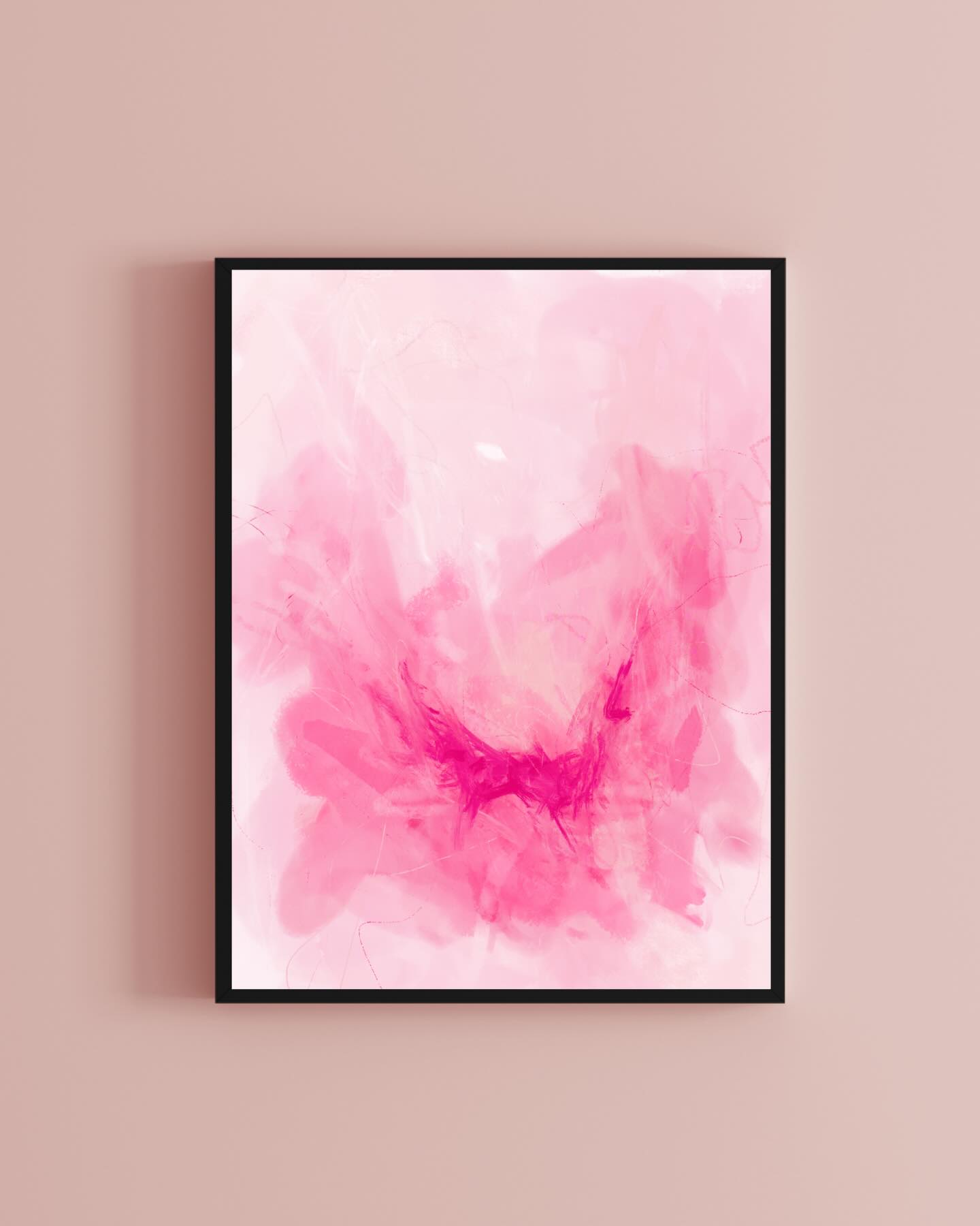 Sinking into pink today, and loving it 🩷
Nala is available in several different print sizes in my Etsy shop.
#abstractart #pinkpainting #feminineart #expressiveart #etsyartist