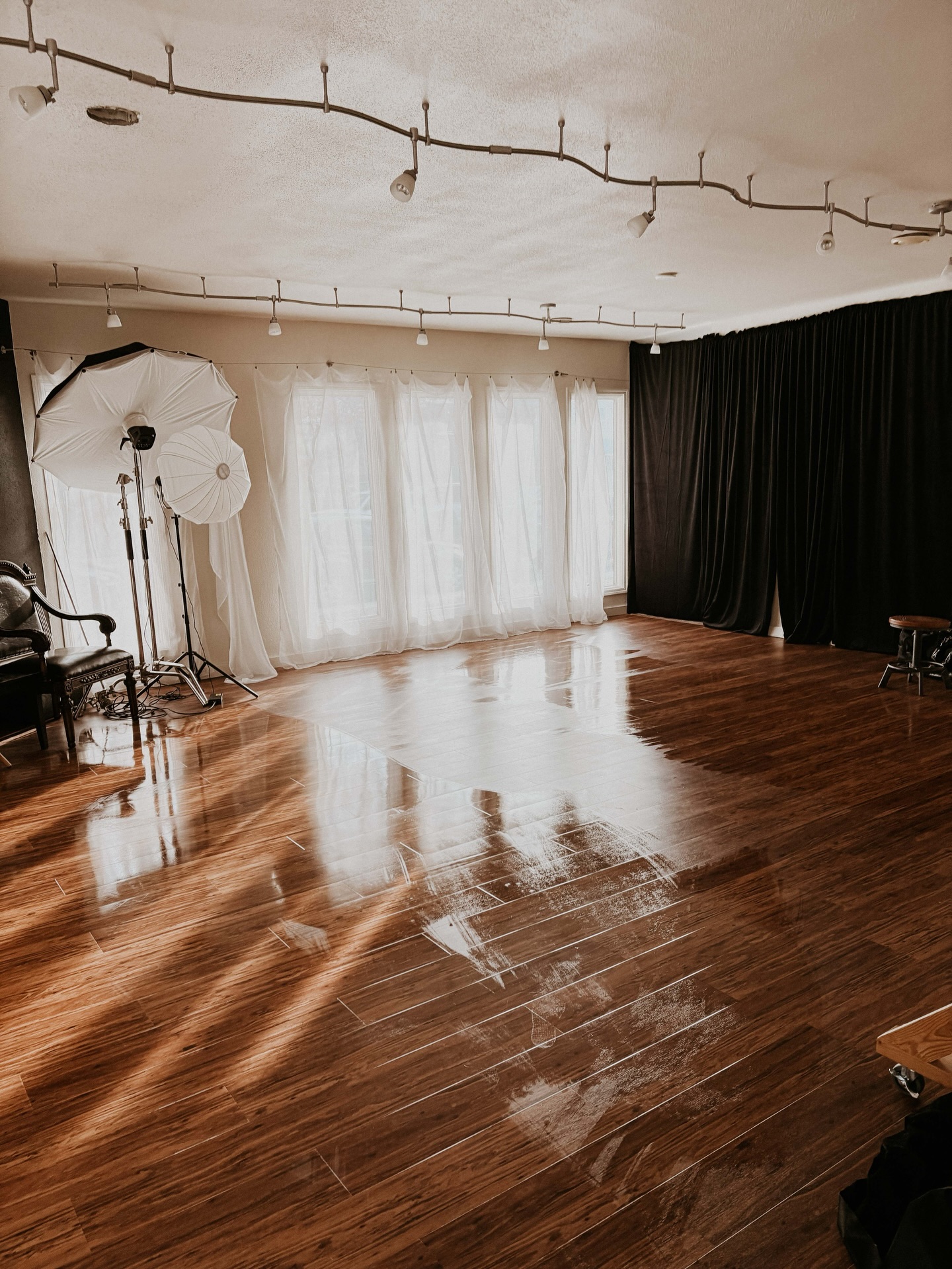 Happy New Year from Linder & Pine! After weeks of illness, I finally felt up to giving the studio a nice spruce and she looks so pretty! We still have room for January renters, so come take advantage of this magical morning sunlight!