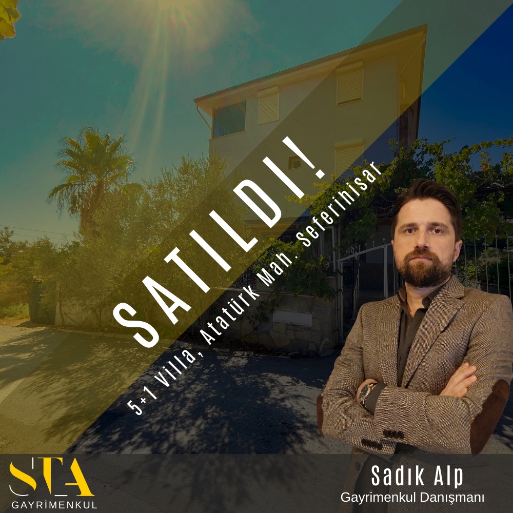 Tebrikler Sadık ALP! #Seferihisar Atatürk Mahallesindeki 5+1 Tripleks villamız satılmıştır. İlginize teşekkür ederiz. Her Türlü Gayrimenkul alım satım işleriniz için dm üzerinden bize ulaşabilirsiniz. #seferi̇hi̇sar #i̇zmi̇r #izmirgayrimenkul #STA