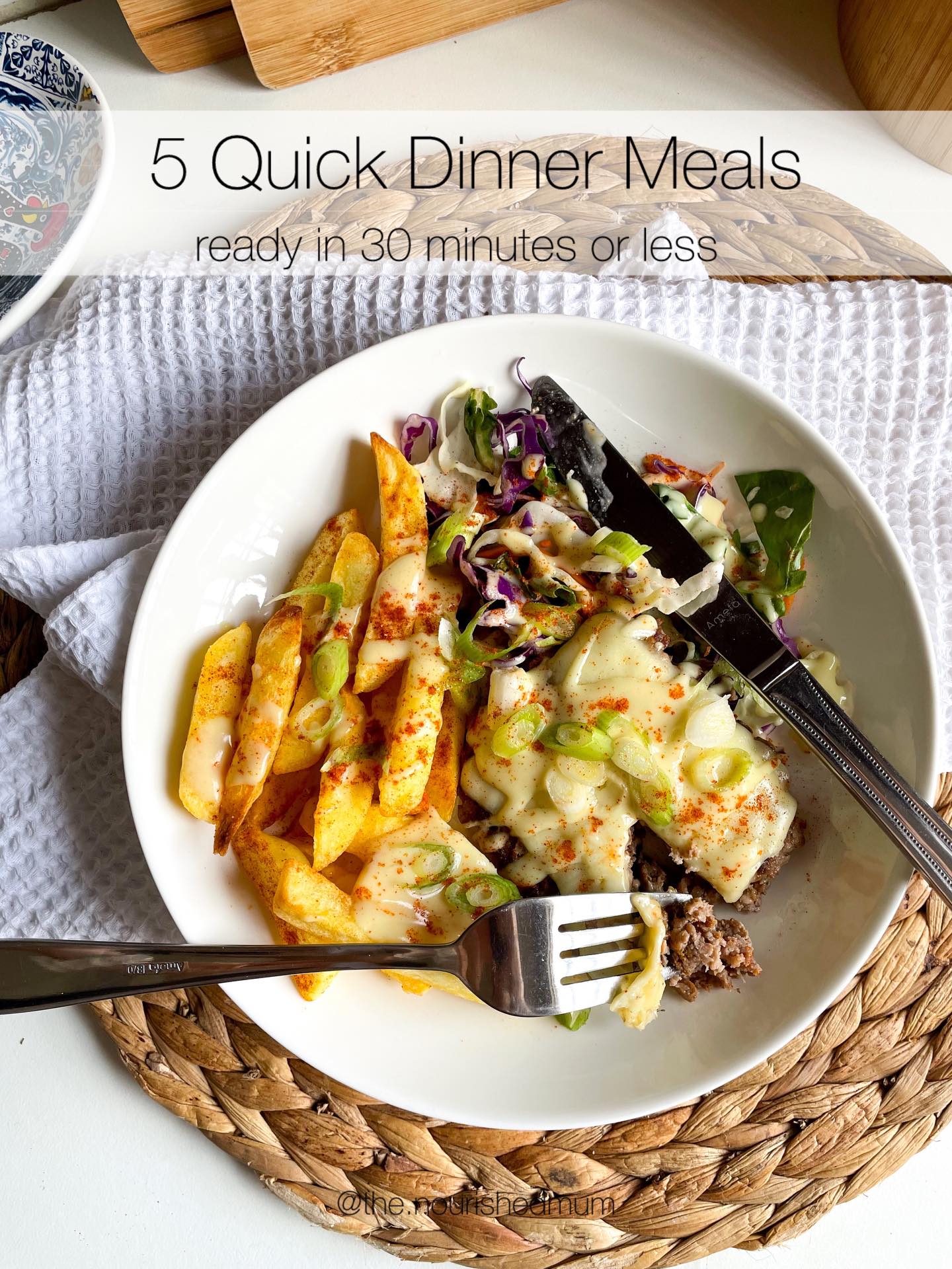 A few quick dinner ideas for the week ahead ♥️
I don't know about you but I am eagerly awaiting routine and normality to start again 😅
Let me know which recipe you'd like and I'll share the one with the most votes this coming week 🏆
PS you can find all these recipes in my app, The Nourish Kitchen ✅