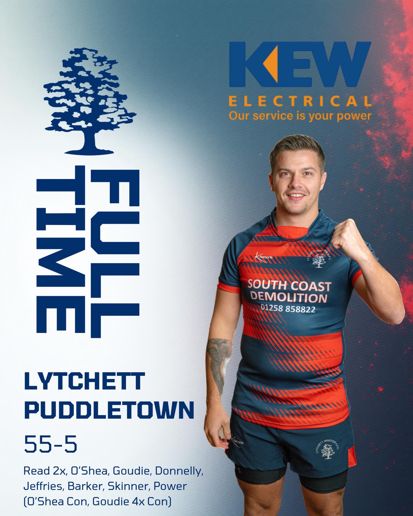 Back to winning ways to start the year off! 🤩
We hope you all enjoyed that one as much as we did! 🪢
Thank you to @kewelectrical for sponsoring full time scores 🔌