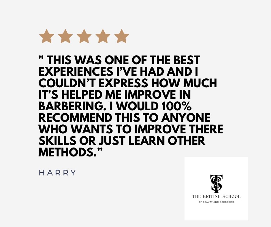 “ This was one of the best experiences I’ve had and I couldn’t express how much it’s helped me improve in barbering. I would 100% recommend this to anyone who wants to improve their skills or just learn other methods. “ #testimonial #reviews #students #barberschool