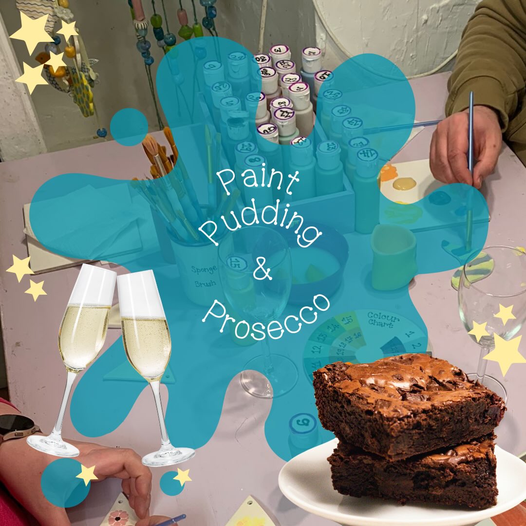 Join us on Friday 6th February from 7pm for a date night or mate night – You Choose!
Looking for a fun and unique way to spend time together? Whether it’s a romantic evening or a catch-up with your bestie, join us for a relaxed night of pottery painting, prosecco, and pudding!
For all details and to book, head to our website