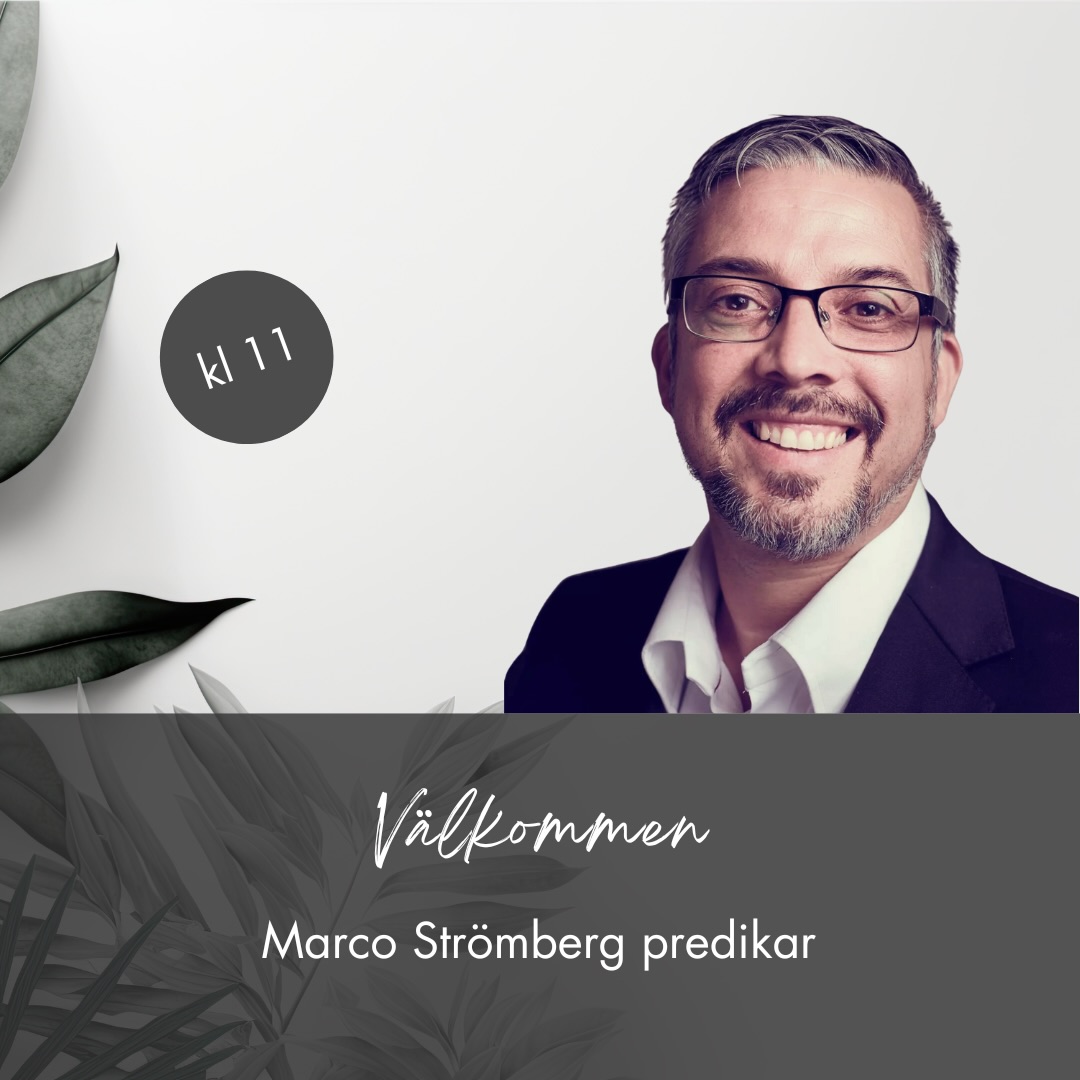 Imorgon är du varmt välkommen till kyrkan kl 11🤍
Marco Strömberg predikar och det blir söndagsskola för barnen.
Kom som du är – låt oss ta emot det Gud vill säga
Hoppas vi ses