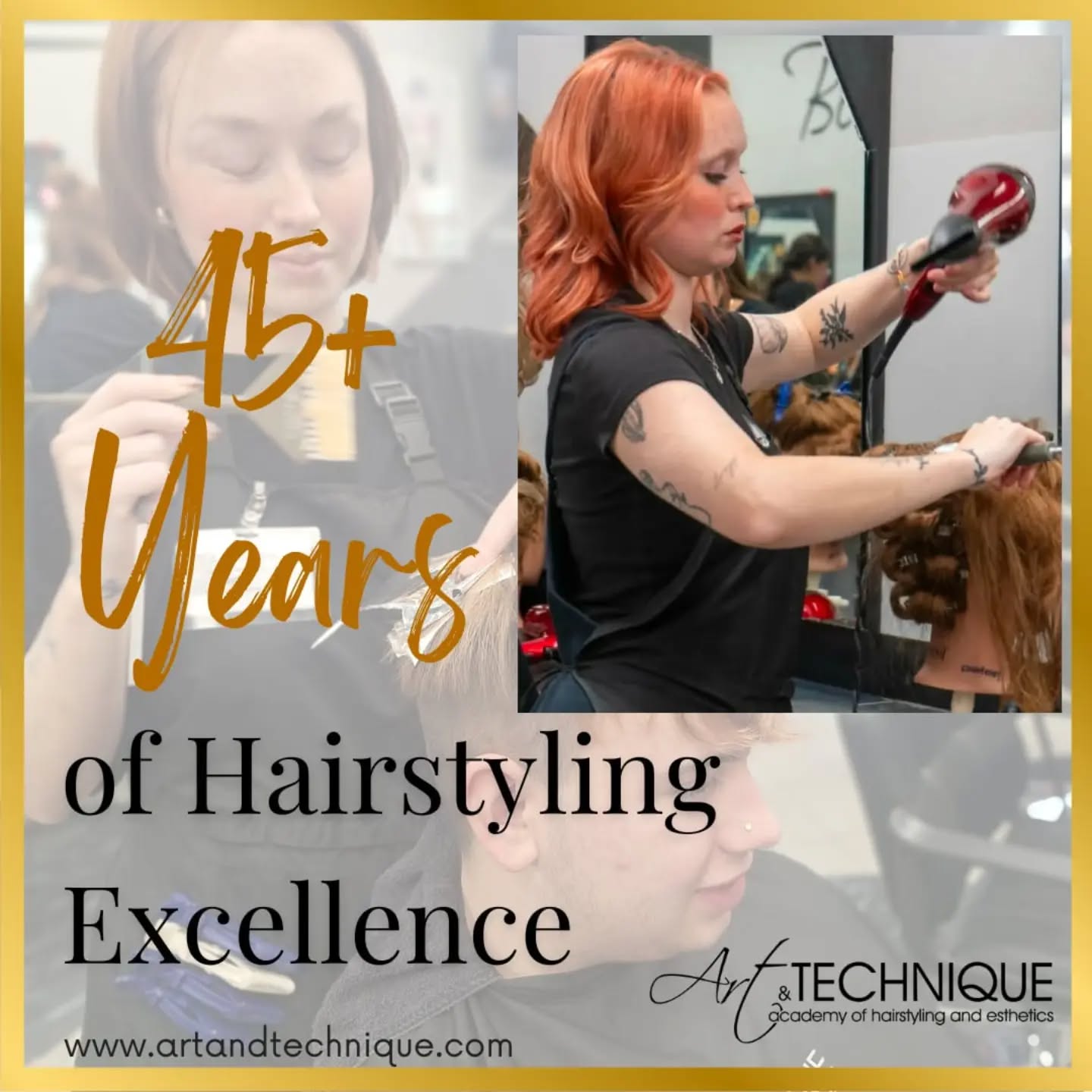 ✨ 45+ Years of Hairstyling Excellence ✨
For over four decades, Art and Technique Academy of Hairstyling has been shaping the future of the beauty industry. 💇♀️✂️
With a legacy built on skill, creativity, and high industry standards, we’ve trained generations of stylists to turn their passion into thriving careers. Excellence isn’t just our tradition—it’s our promise. 💖
🚨 JOIN OUR LEGACY:
Our next intake begins April 6th, and we have just 4 spots left.
📲 Start your journey today!
www.artandtechnique.com
#ArtAndTechnique #HairSchool #HairstylistLife #BeautySchool #DoWhatYouLove