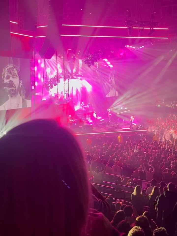 Starting the year off with a a big dose of rock, biffy clyro last night. #biffyclyro #biffyfuckinclyro #gig