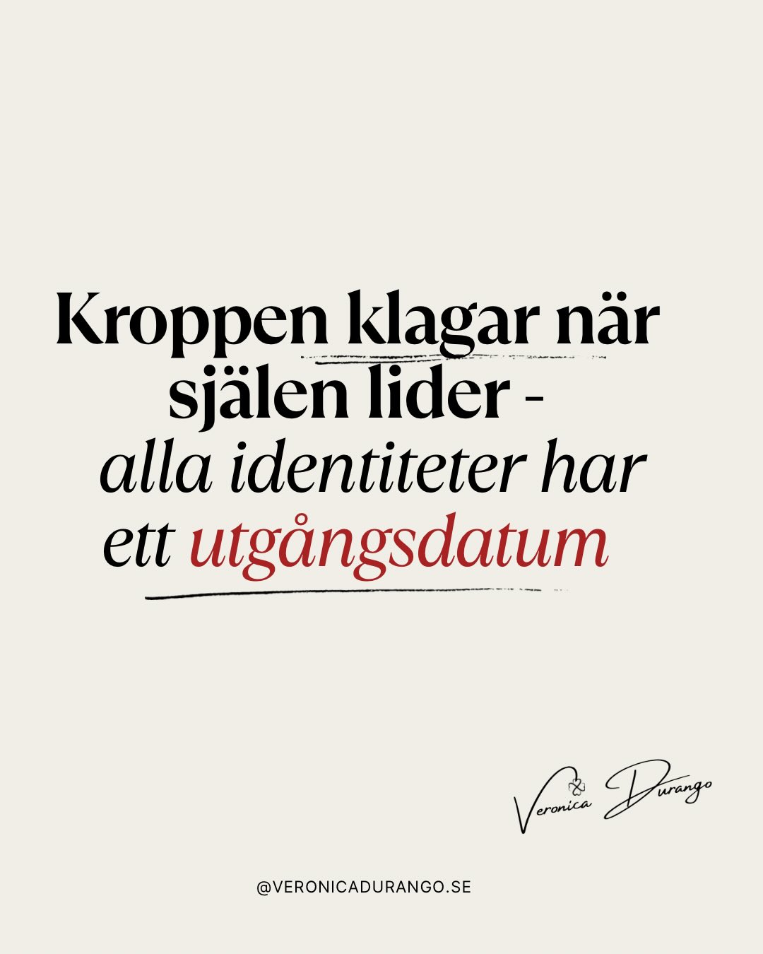 Kroppen är inte emot dig.
Den frigör det du inte längre behöver vara.
Alla identiteter har ett utgångsdatum.
Läkning är inte att bli någon ny det är att våga lämna det som redan har gjort sitt.❤️
Kanske att det här kan få landa rätt💚