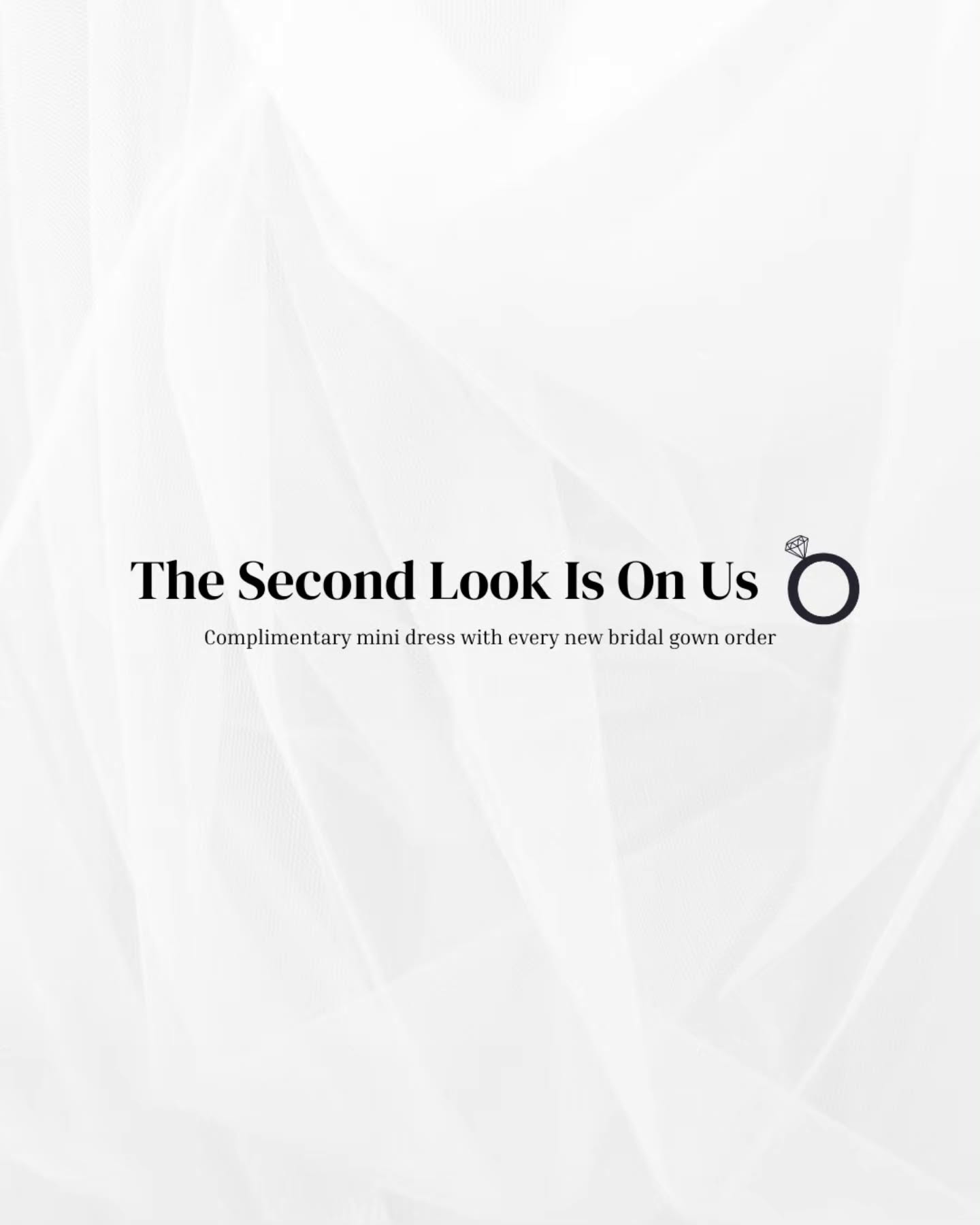 Because every bride deserves a second look.
When you order your bridal gown with us, you’ll receive a complimentary mini dress from our exclusive design collection — perfect for your hen party, rehearsal dinner or wedding after-party 🤍
✨ Available on all new bridal gown orders
⏰ Limited time offer
🤍 T&C's apply
Book your bridal appointment now 🔗
#Wakefield
#BrideToBe
#SecondLookBride
#ModernBride
#BridalStyle