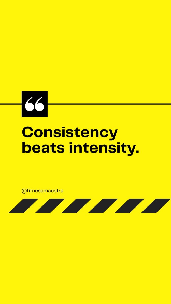 You don’t need to train like an athlete every day. You just need to show up more often than you don’t. One workout doesn’t change your life - but hundreds of consistent ones will!