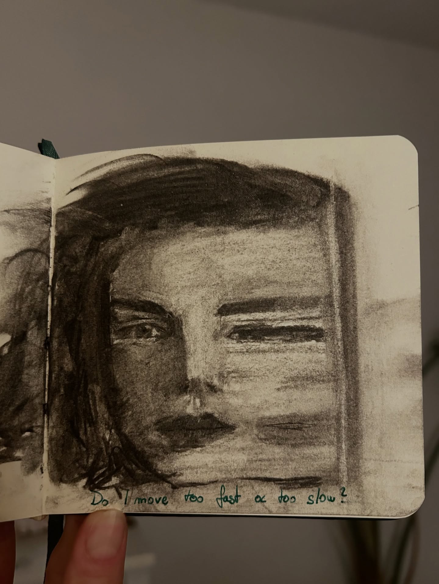 Some days I wonder
if I move too fast
or too slow. #foodforthought #processart #selfreflection #innerpace #quietquestions