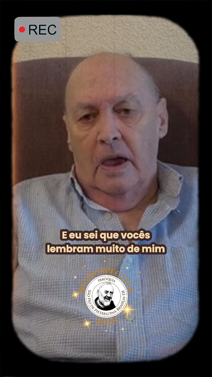 📽 #TBT | Nesta quinta-feira, vamos relembrar a palavra que nosso primeiro pároco, Pe Angel, dedicou aos paroquianos da São Pio.
🇪🇸 Este dedicado sacerdote vive hoje na Espanha, e lembrou com carinho das paróquias onde passou, de Nossa Senhora de Guadalupe e São Pio de Pietrelcina.
✨️ A visita ao Pe Angel foi realizada pelo nosso atual pároco, Pe Fernando, e outros paroquianos, em setembro de 2025. Este vídeo faz parte da Retrospectiva, disponível em nosso canal.
🙏🏼 Que Deus acompanhe seu dedicado servo!
#Retrospectiva2025
#padrepio
#paroquiasaopiodepietrelcinabrasília
#catolicos