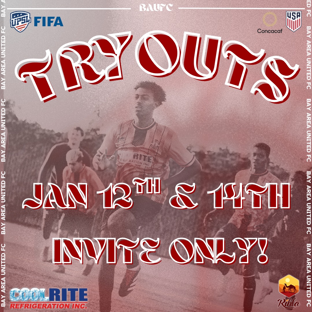 Tryouts are here! DM your experience and highlights! They will be hosted in Alameda, CA.