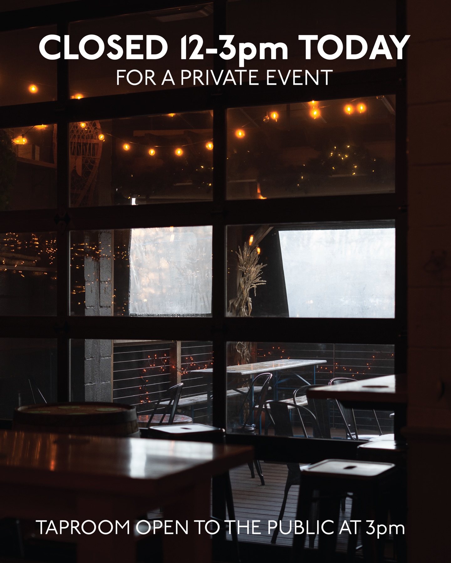 Open 3-9pm today. @thechamotruck joins us late afternoon & evening!
Have a wonderful weekend - hope to see you here.