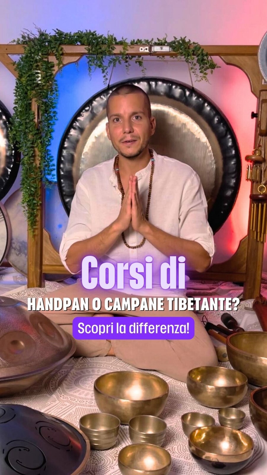 Corsi Handpan o corsi di Campane Tibetane?
È la domanda che mi fate più spesso, non sono la stessa vibrazione, né lo stesso viaggio. 🌊✨
Due strade diverse, entrambe in relazione con il suono.
Se vuoi capire qual è la strada giusta per te, l’ho spiego in questo reel
Scopri la differenza. Ascolta cosa ti chiama. 🎶🌀
Per ulteriori info link in Bio:
📱whatsapp: 347 948 0292
#filippopigaiani #bagnodisuoni #campanetibetane #suonoterapia #handpanmusic