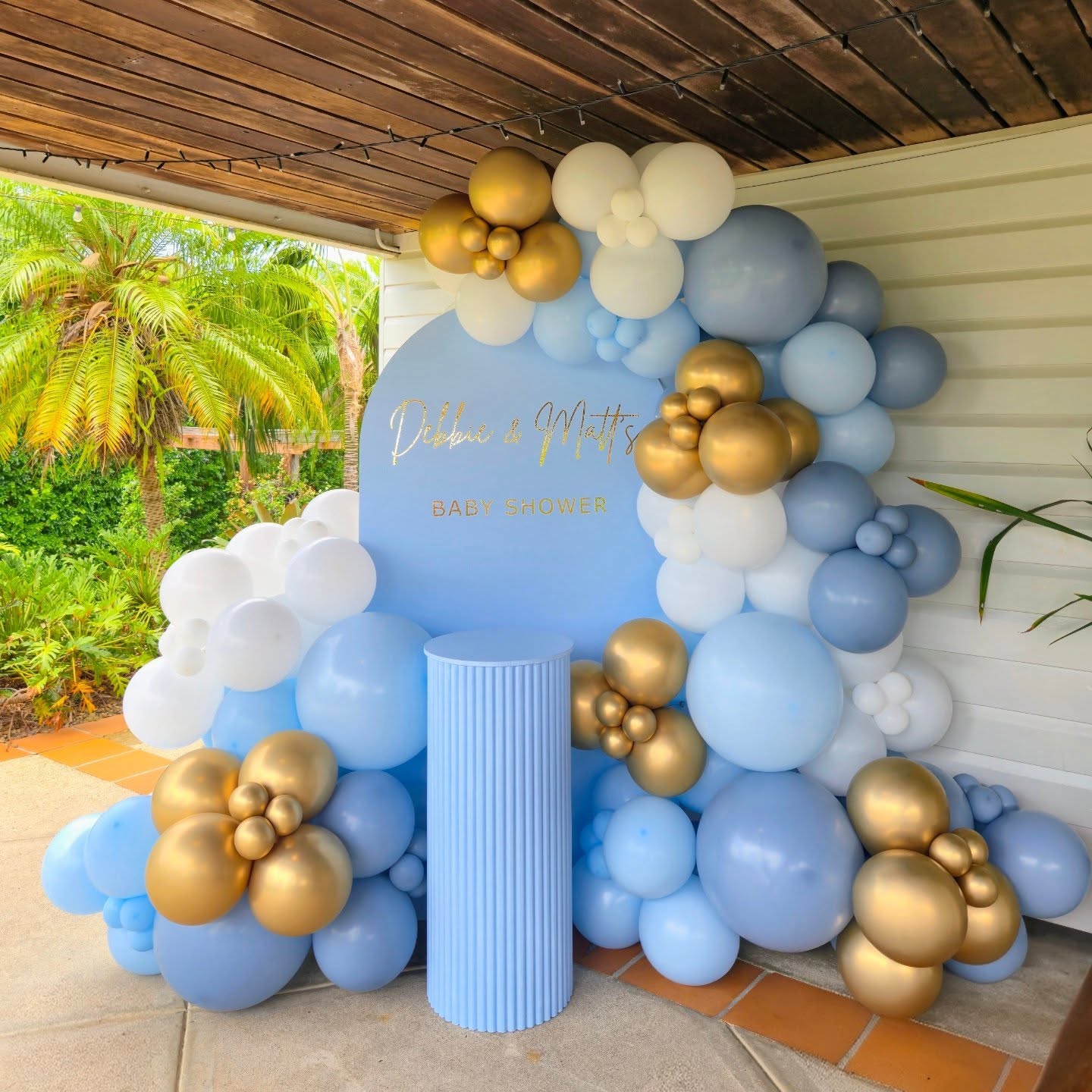 Debbie & Matt's Baby Shower 👶🏼
#itsaboy #boybabyshower #babyshowerballoons #blueballoongarland #brisbane