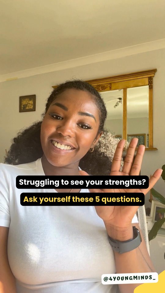 You don’t need to have it all figured out to have strengths.
They’re already there — you just have to notice them.
🌱 Ask yourself these 5 questions and see what comes up.
💛 Save this for later.
#4youngminds #mindovermatter #strenghth #mentalhealthadvocate #mentalhealtheducation