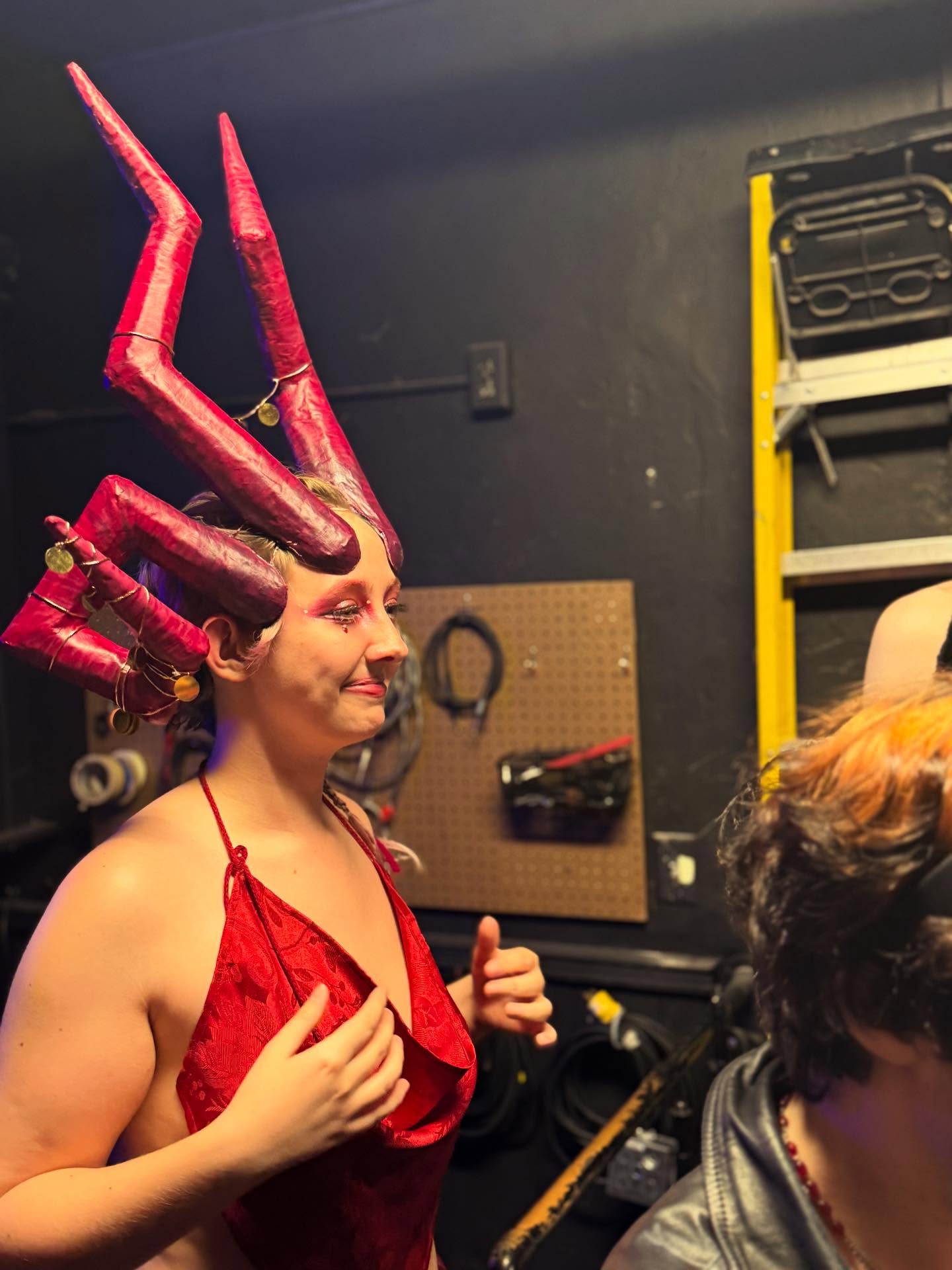 @transjester.cabaret pre show vibes. The show was spectacular! We are so glad they swung through! I hear next time there may be silks! 🙀