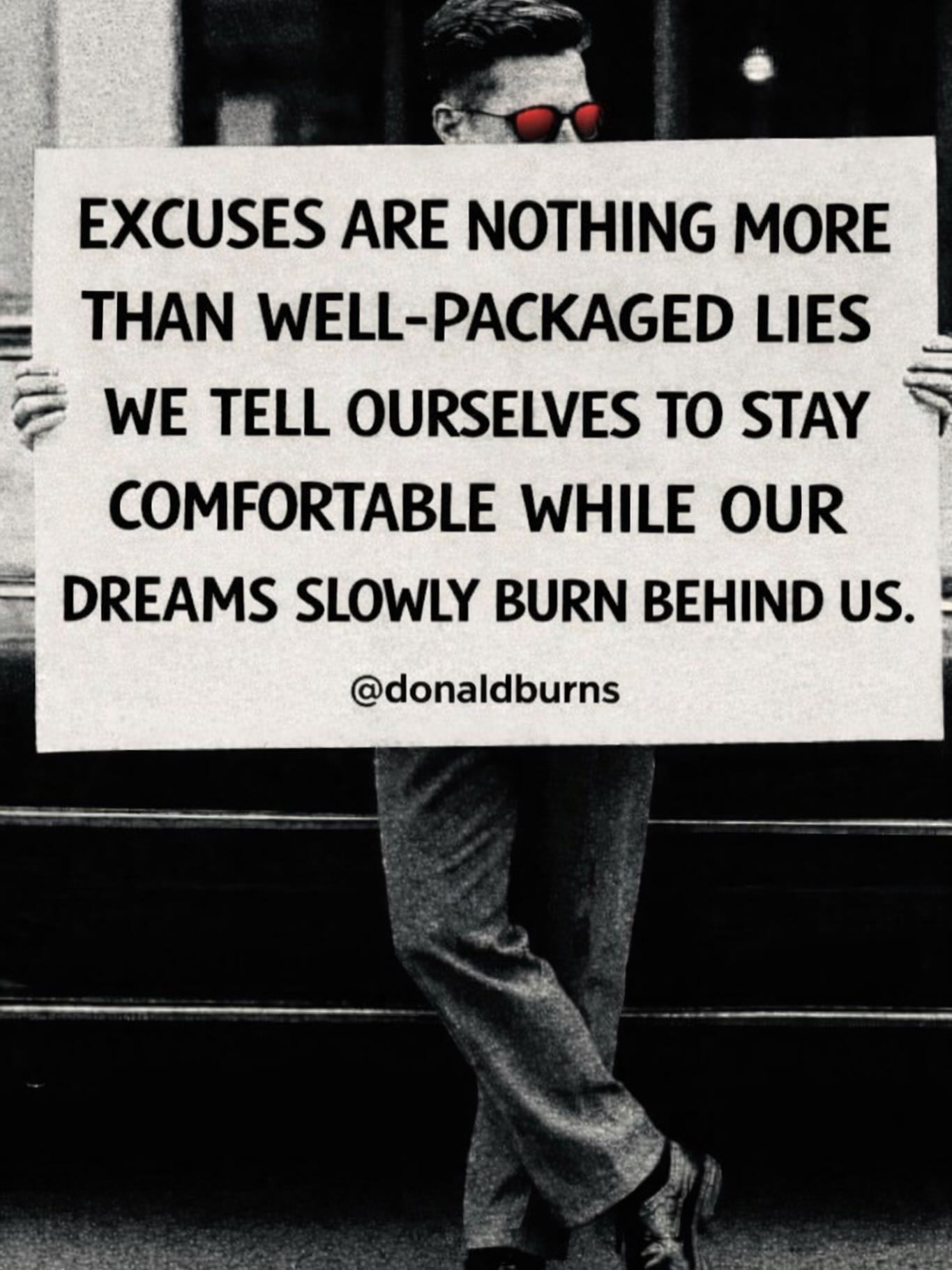 EXCUSES ARE NOTHING MORE THAN WELL-PACKAGED LIES
we tell ourselves to stay comfortable
while our dreams slowly burn behind us.
“It’s the economy.”
“It’s the staff.”
“It’s the timing.”
“It’s just a tough season.”
No.
It’s avoidance dressed up as logic.
It’s fear pretending to be patience.
It’s comfort disguised as reason.
Every excuse keeps you safe…
and stuck.
Safe from hard conversations.
Safe from ownership.
Safe from becoming the leader your restaurant actually needs.
But while you’re protecting your comfort,
your vision is quietly eroding.
Progress demands discomfort.
Growth demands honesty.
Results demand responsibility.
So here’s the real question:
What excuse are you hiding behind right now?
Name it.
Kill it.
Replace it with action.
Because your restaurant doesn’t need another explanation.
It needs execution.
If you’re ready to stop lying to yourself
and start building something real,
go watch my FREE training at GrowMyRestaurantNOW.com
Comfort is expensive.
Ownership is profitable.
#RestaurantCoach #TRCMethod #Leadership #NoMoreExcuses #RestaurantOwner Discipline
