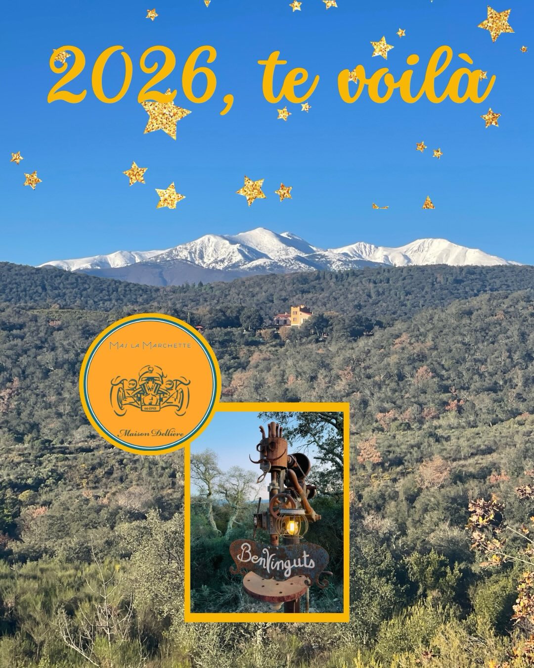 Merci à tous pour votre confiance,
pour ces moments partagés ensemble
dans la joie et la simplicité.
Nous avons hâte de vous retrouver
pour de nouvelles aventures,
de nouveaux projets
et de nouvelles surprises concoctées
au Mas la Marchette ✨