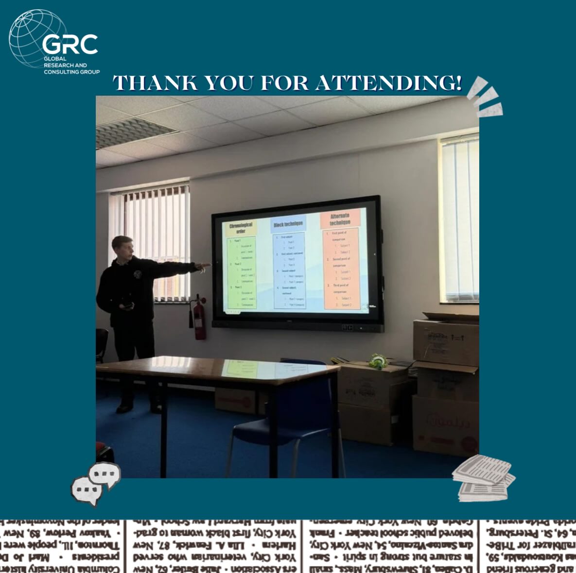 Thank you to those who attended the GRC workshop aimed to prepare students for the Global Essay Competition.
The session focused on breaking down the prompt, structuring arguments, and approaching research effectively.
We are excited to continue building a research-driven culture at our school.
#grc #stchristophersschoolbahrain #studentresearch