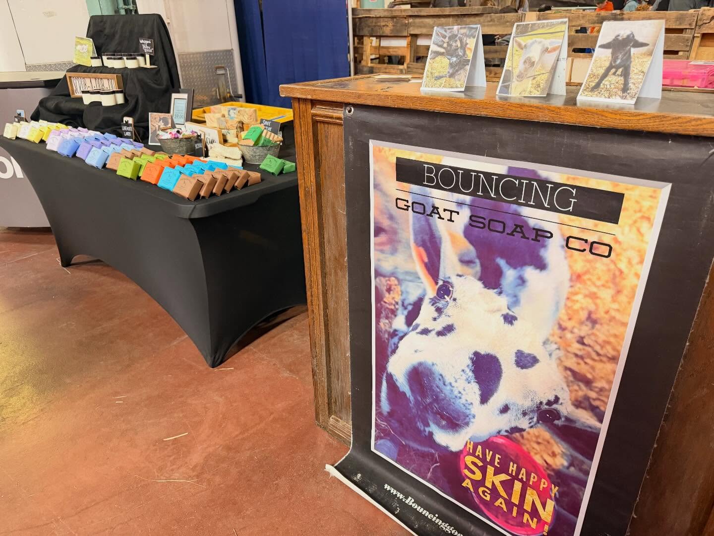 Good morning from the Pennsylvania Farm Show!
Here until 9:00 tonight. Stop in and say hi. #pafarmshow #farmshow #pennsylvania #goatmilksoap #goatmilksoaps #shoplocal